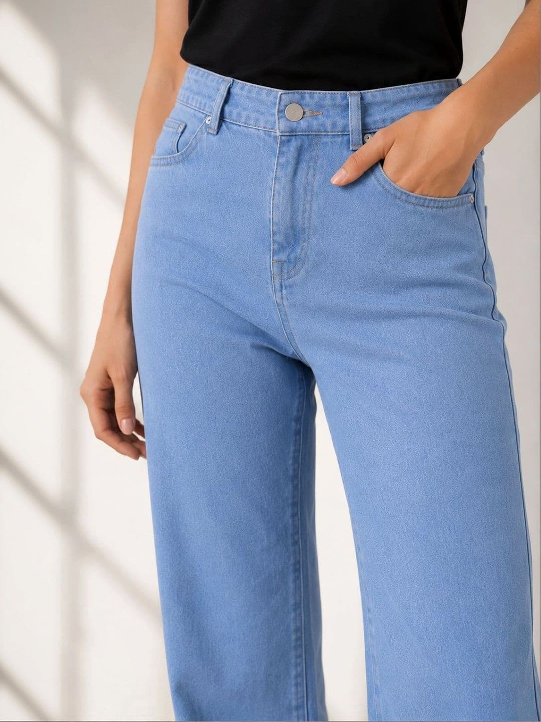 SZN Women Classic Regular Fit Mid-Rise Stretchable Jeans thumbnail 2