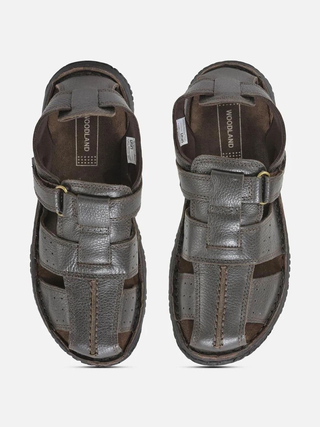 Woodland Men Leather Fisherman Sandals thumbnail 5