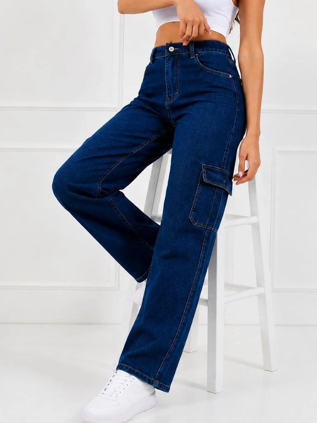 SZN Women Classic Regular Fit Mid-Rise Stretchable Jeans thumbnail 5