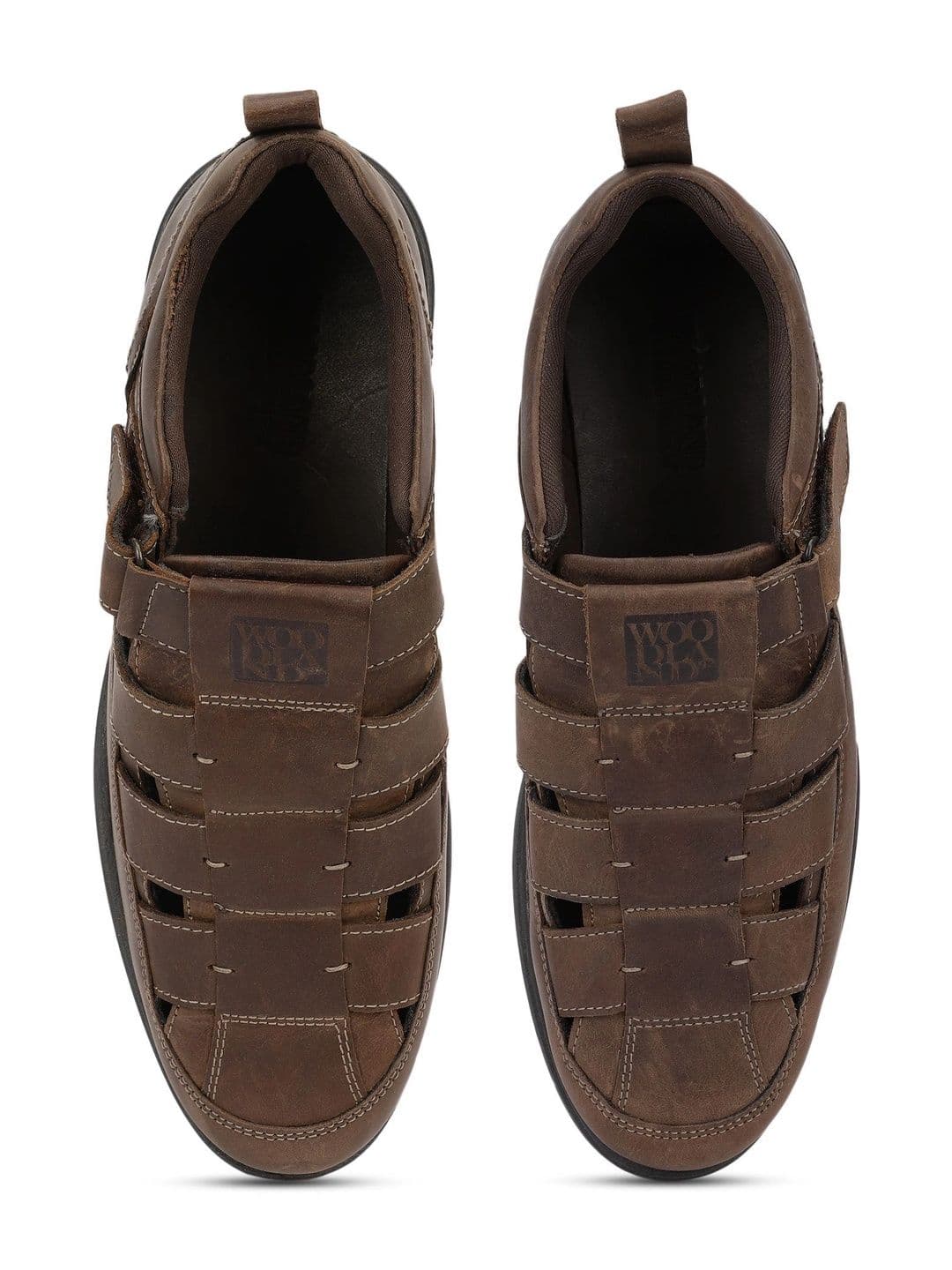 Woodland Men Leather Fisherman Sandals thumbnail 5
