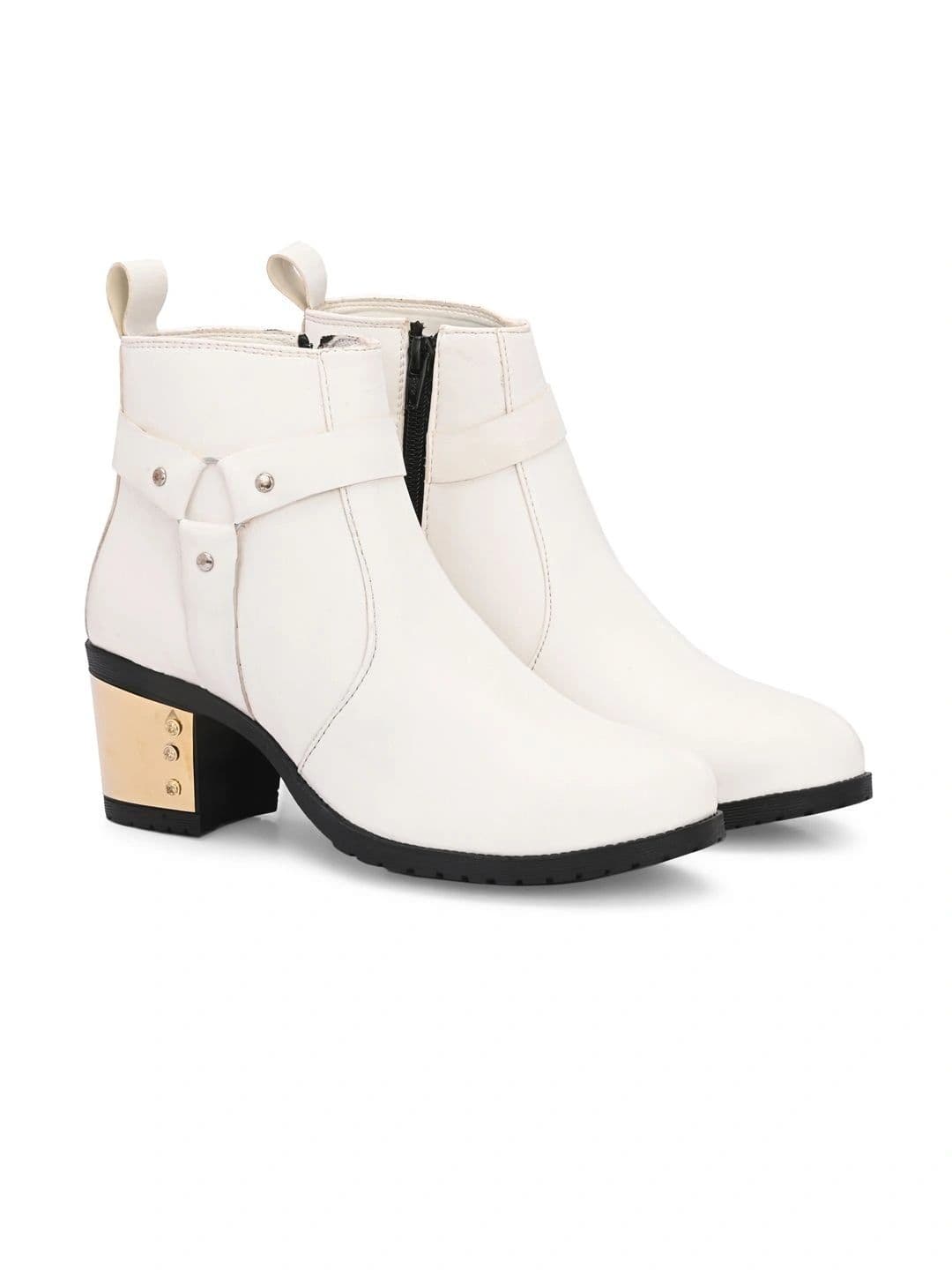The Roadster Lifestyle Co Women Round Toe Zip Regular Boots thumbnail 3
