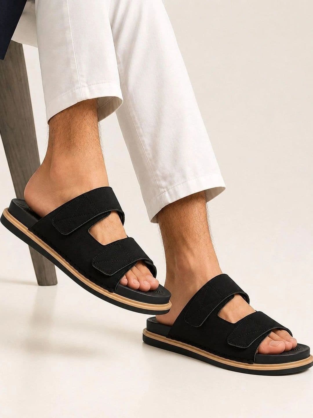 Roadster Men Suede Comfort Sandals thumbnail 3