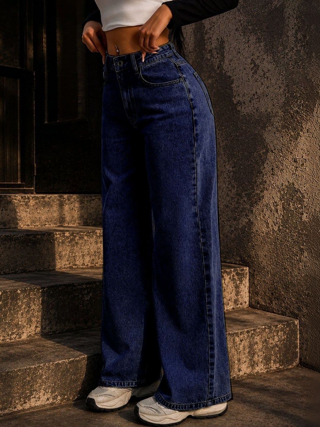 Flying Girls Women Comfort Boyfriend Fit High-Rise Light Fade Stretchable Jeans thumbnail 3