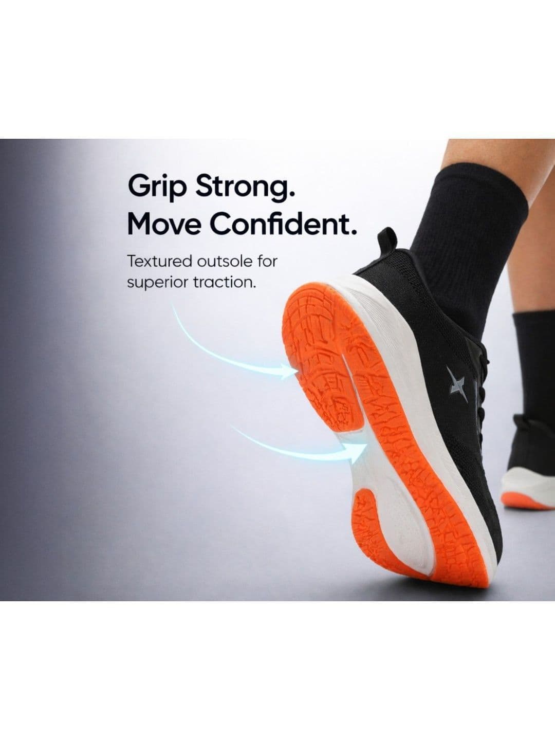 KRAASA Men Mesh Running Non-Marking Shoes thumbnail 2