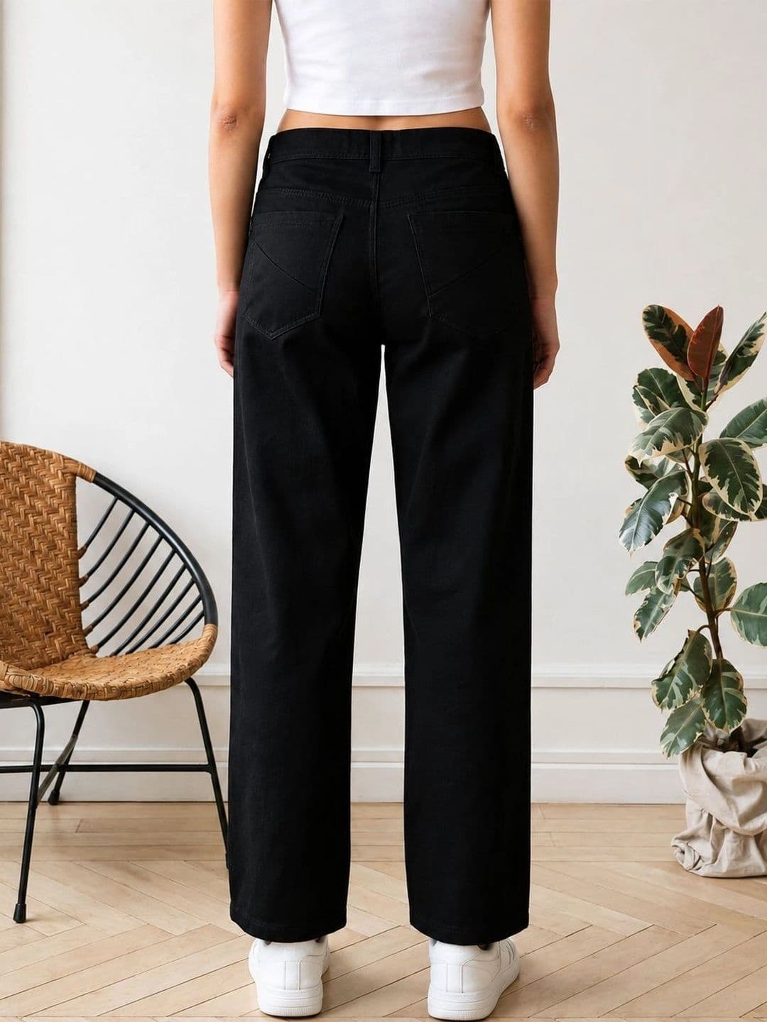 SZN Women Classic Regular Fit Mid-Rise Stretchable Jeans thumbnail 4