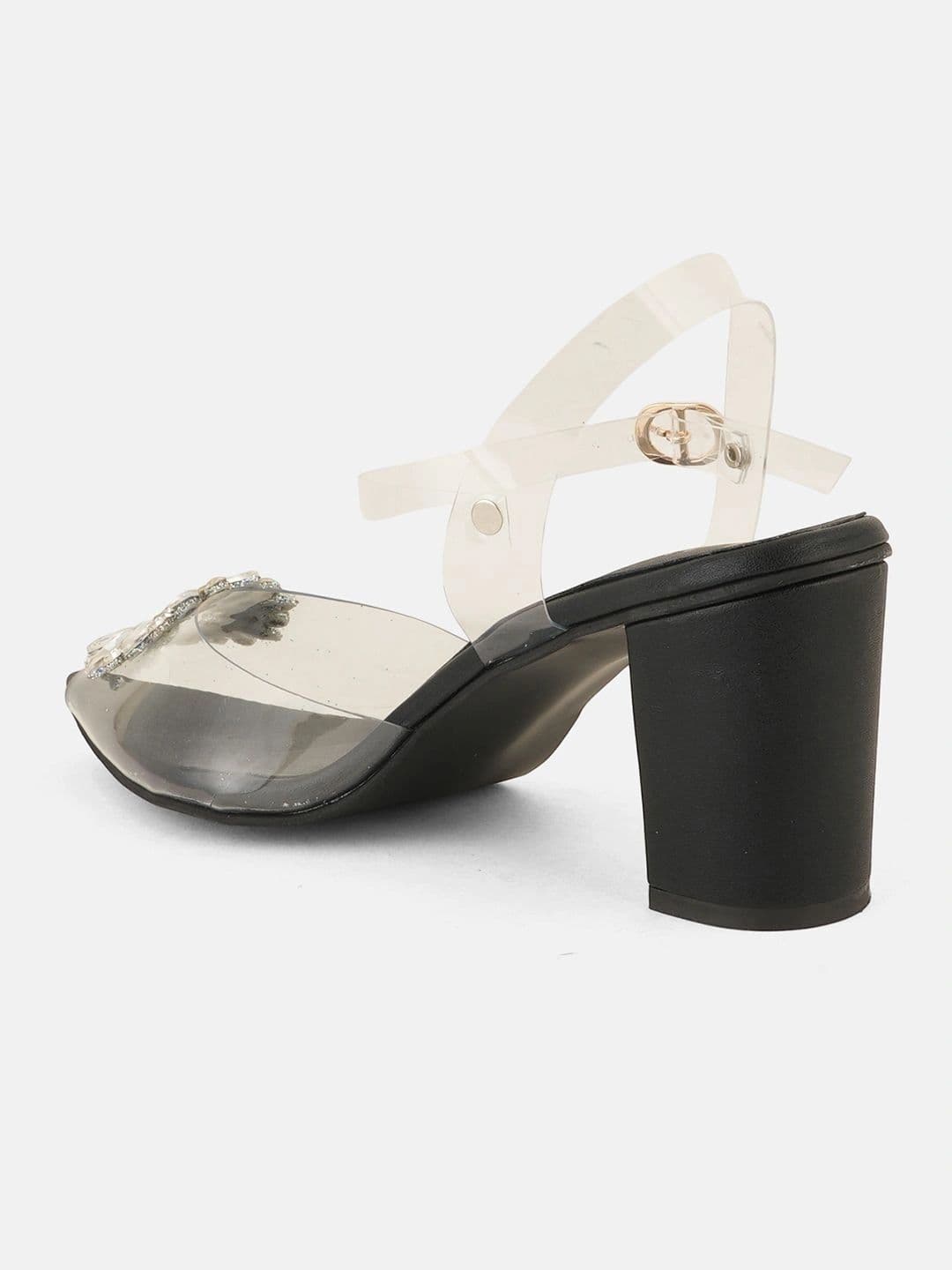 SHETOP Textured Party Block Pumps thumbnail 2