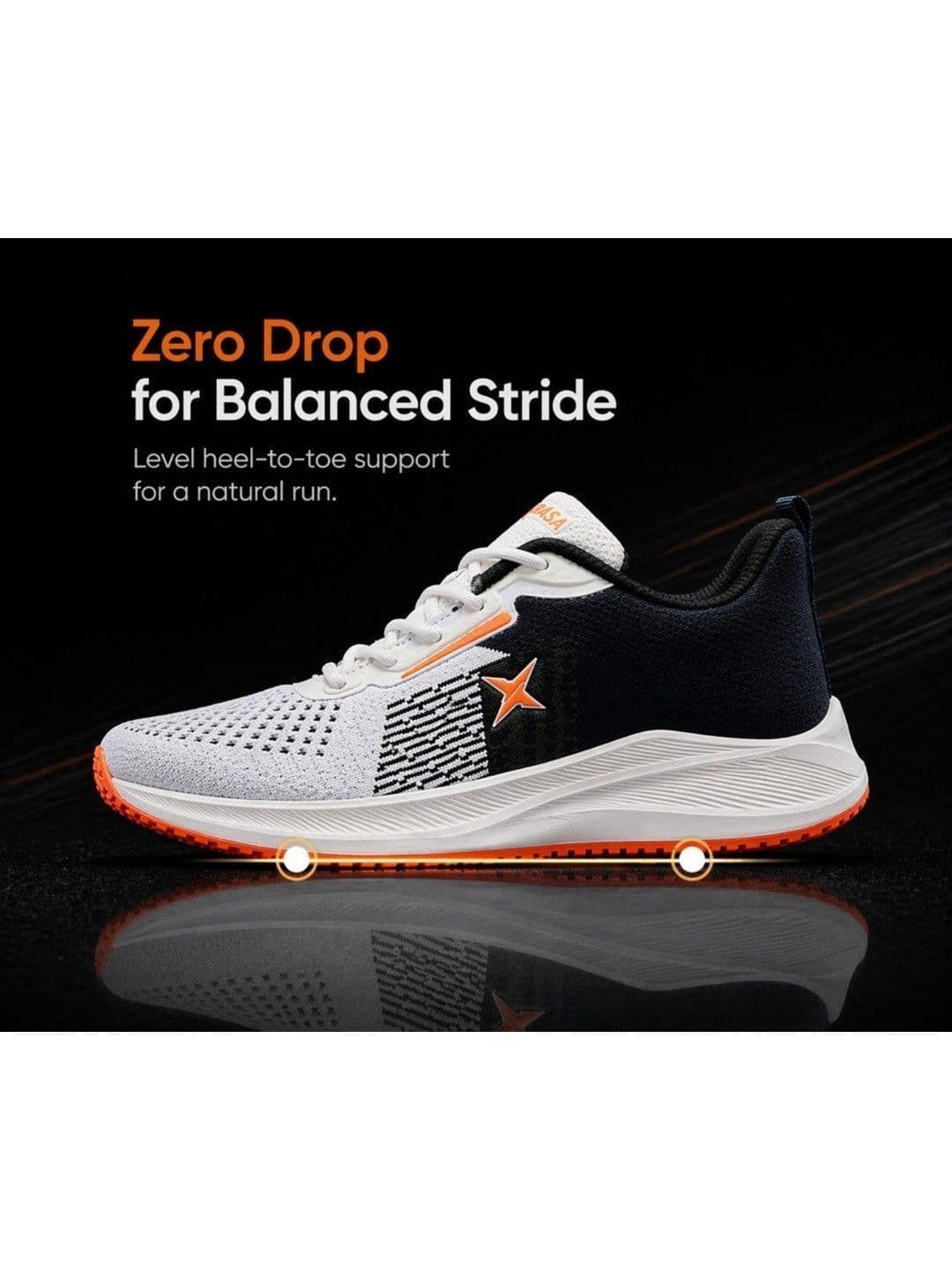 KRAASA Men Mesh Running Non-Marking Shoes thumbnail 6