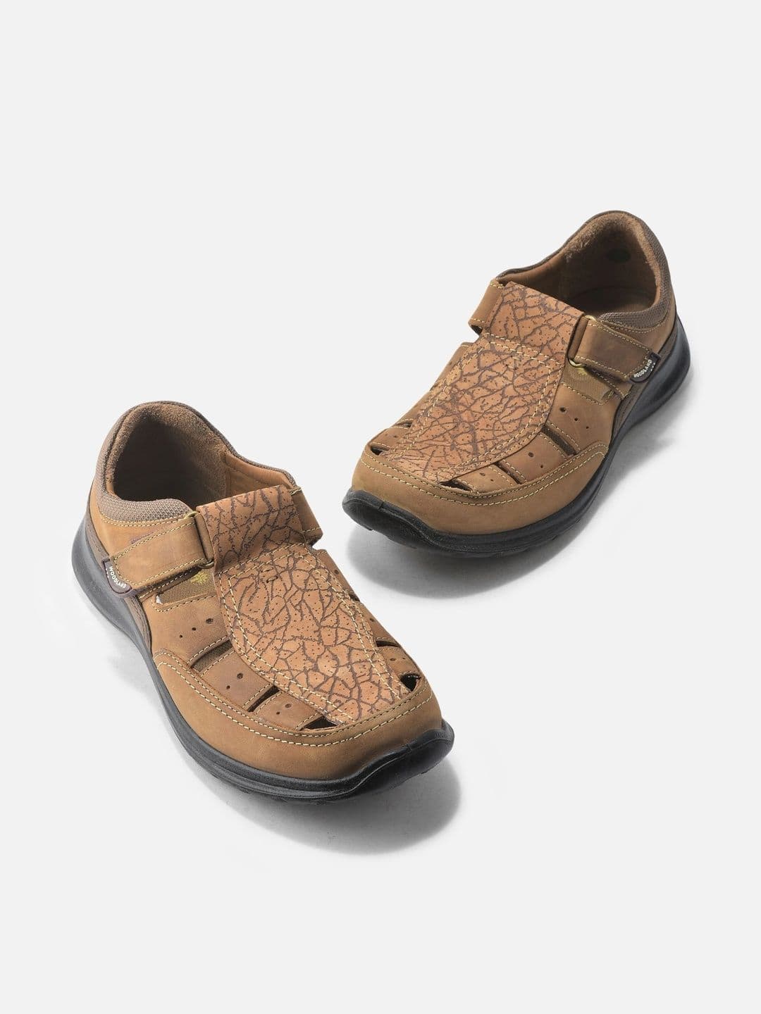 Woodland Men Leather Shoe-Style Sandals - view 1
