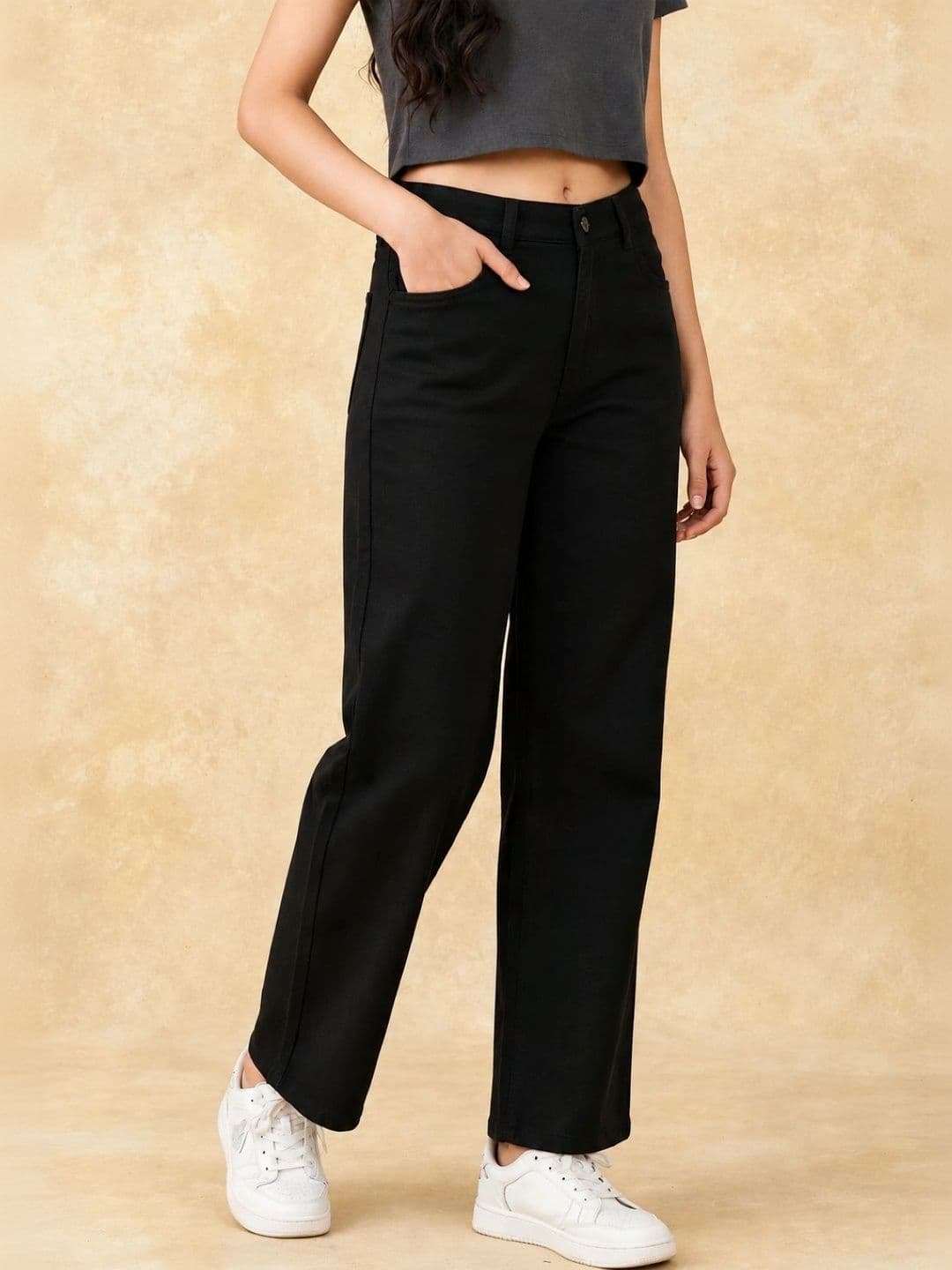 SZN Women Classic Regular Fit Mid-Rise Stretchable Jeans thumbnail 4