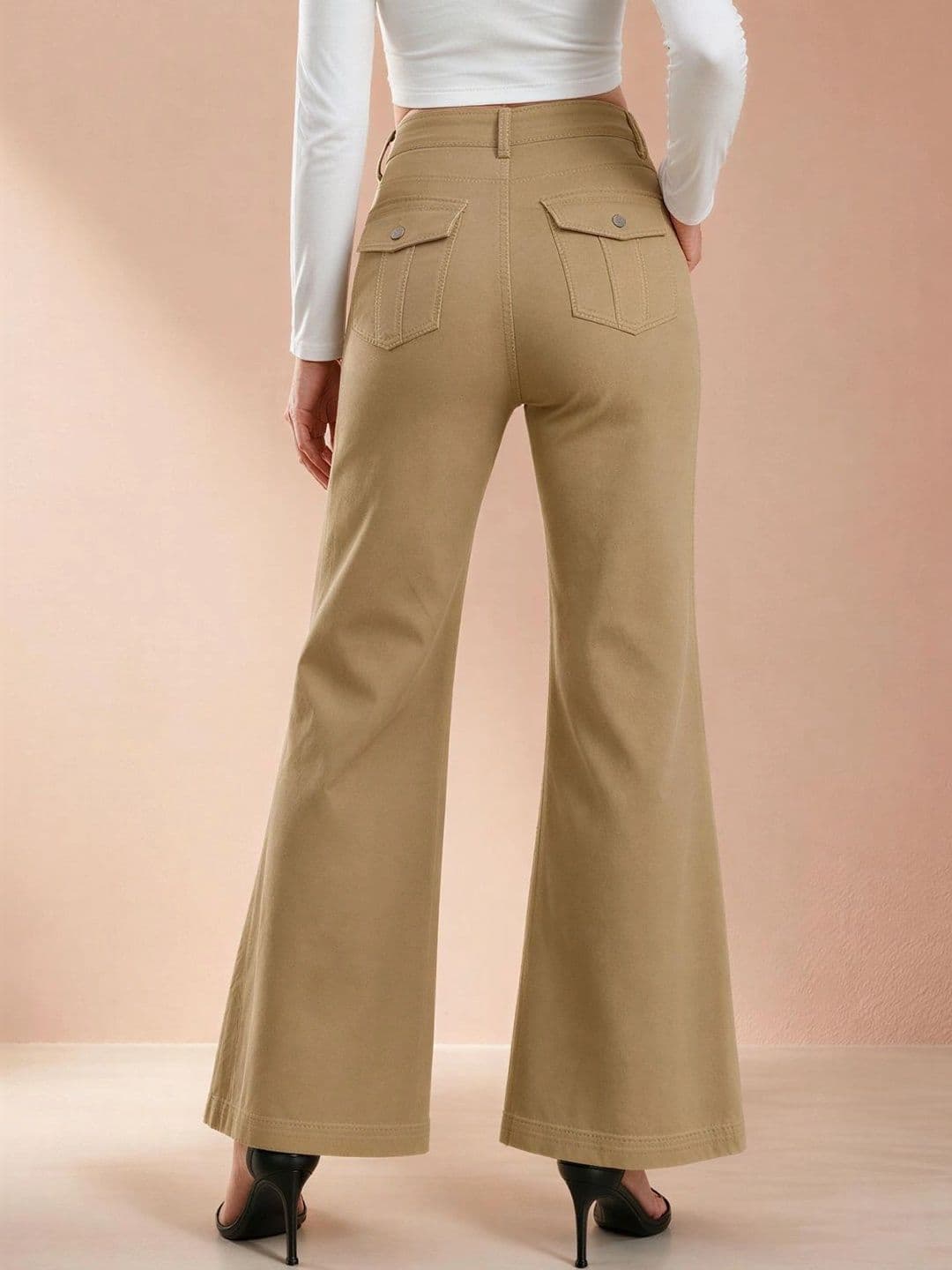 ATELIER REBEL Women Wide Leg Mid-Rise Jeans thumbnail 6
