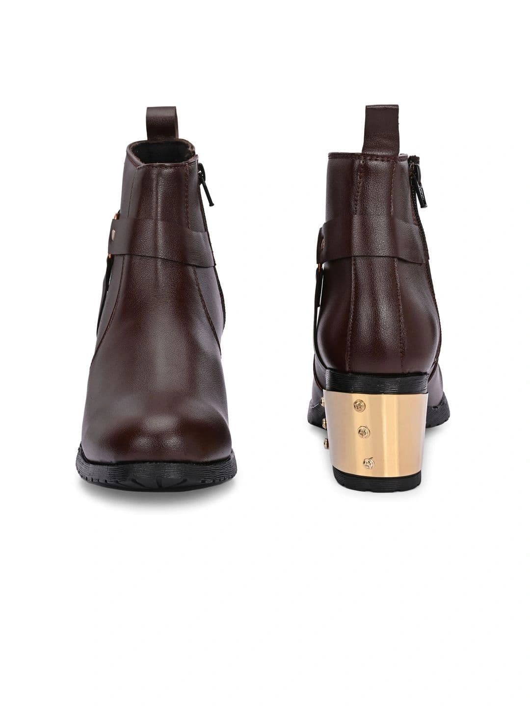 The Roadster Lifestyle Co Women Round Toe Zip Regular Boots thumbnail 3