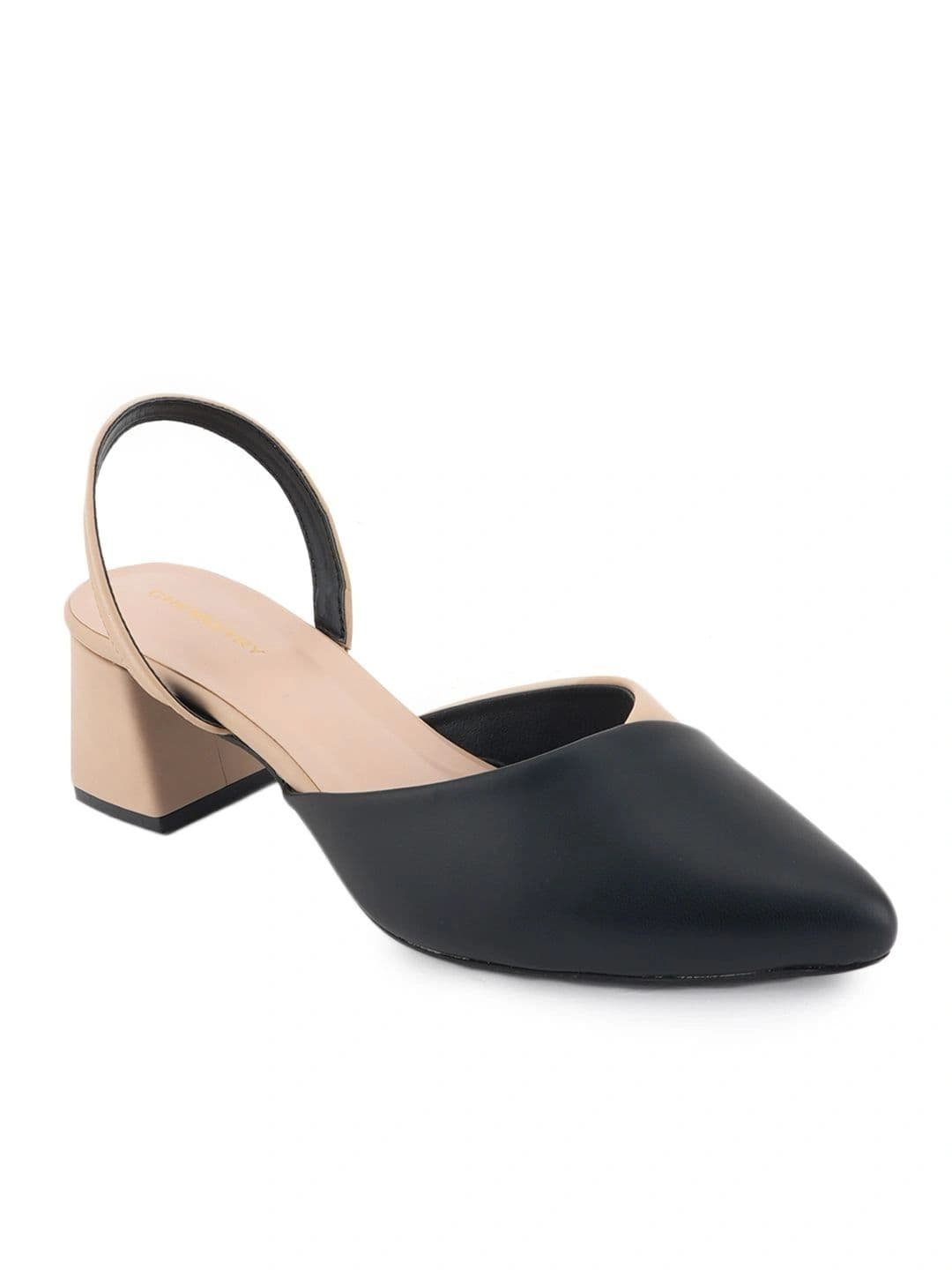 Chemistry Colourblocked PU Block Pumps - view 1