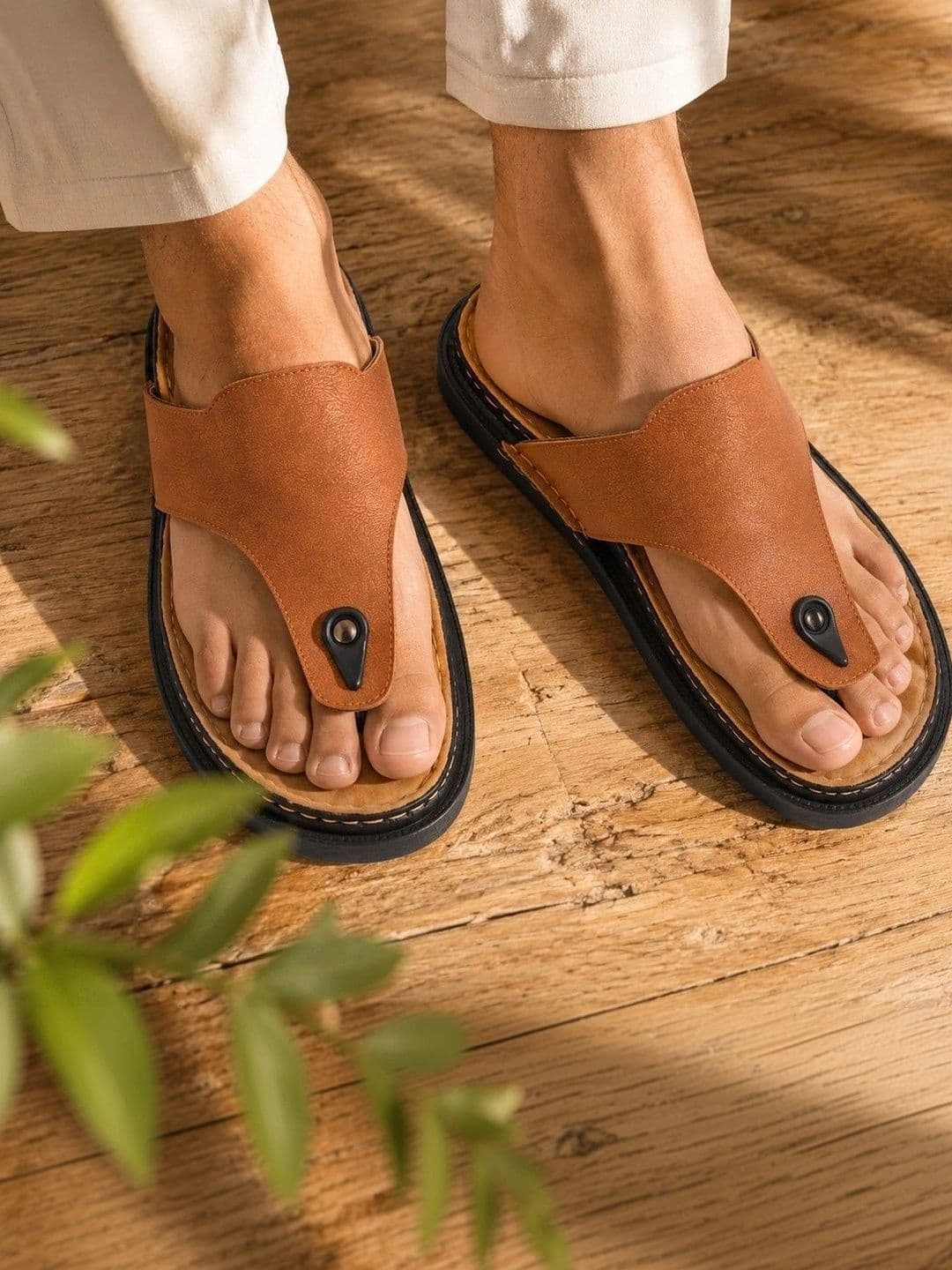 Roadster Men Suede Comfort Sandals - view 1
