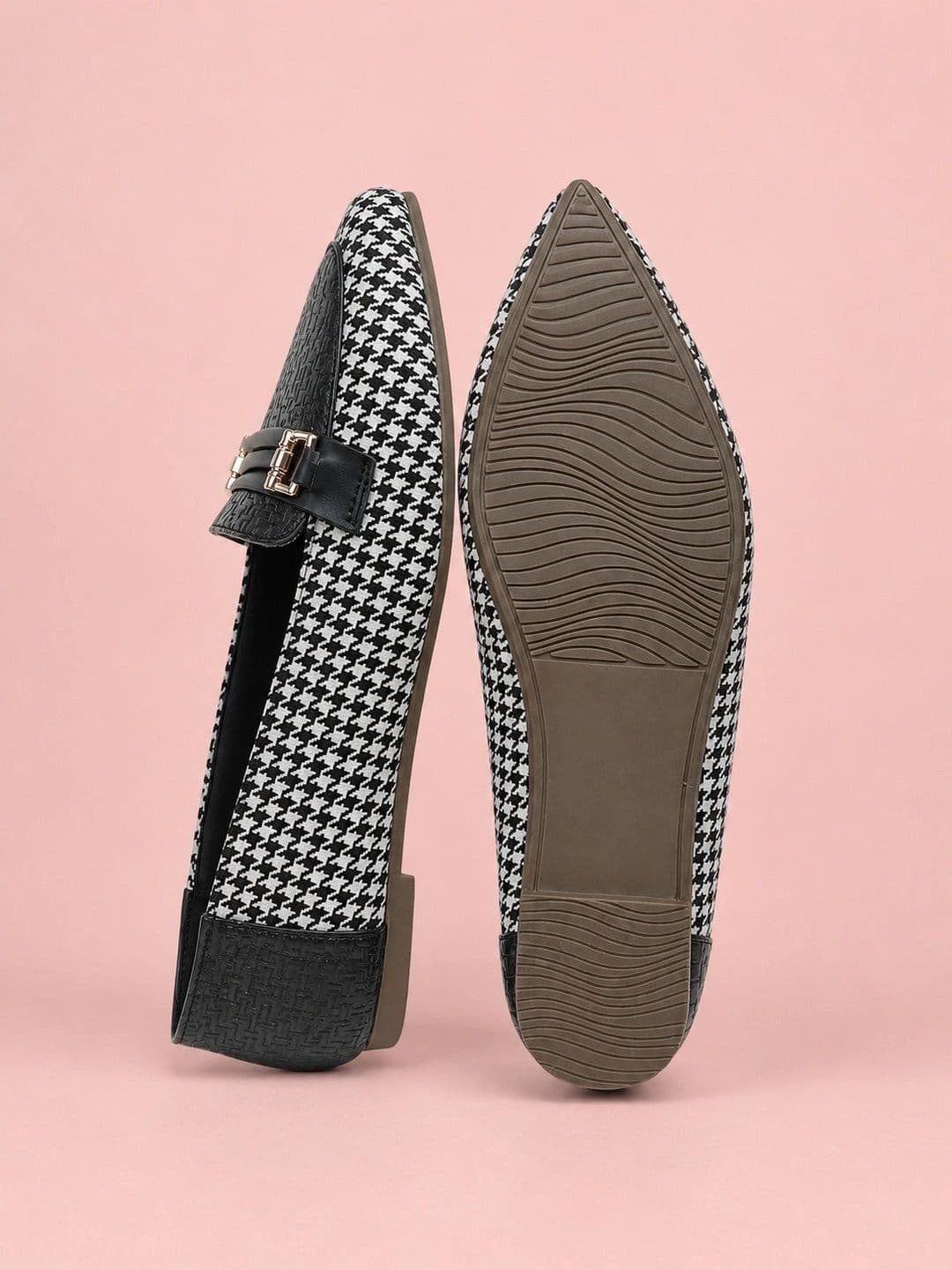 SUKUN Women Printed Flats with Buckles thumbnail 6