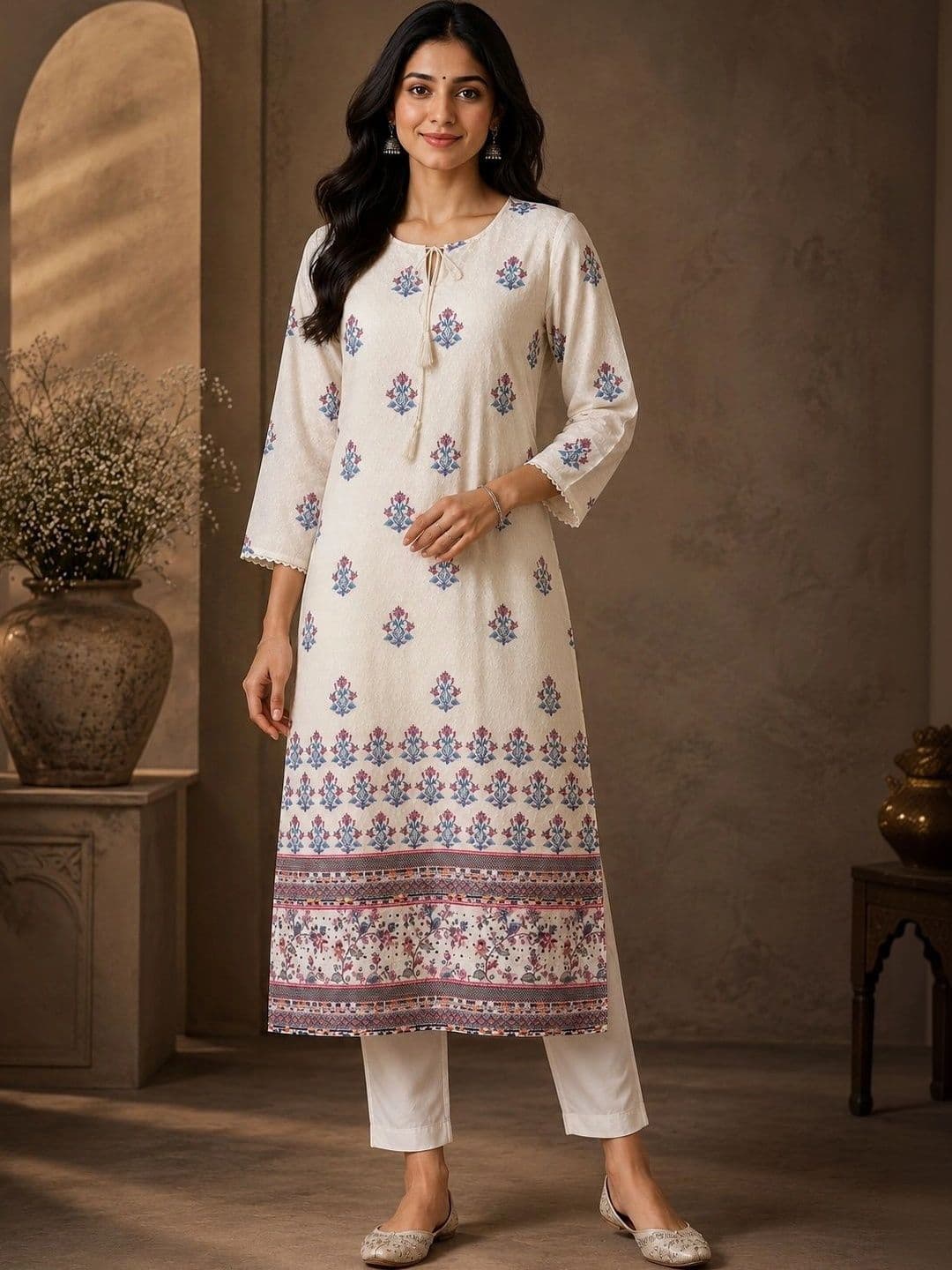 Anouk Women Floral Printed Floral Kurta thumbnail 5