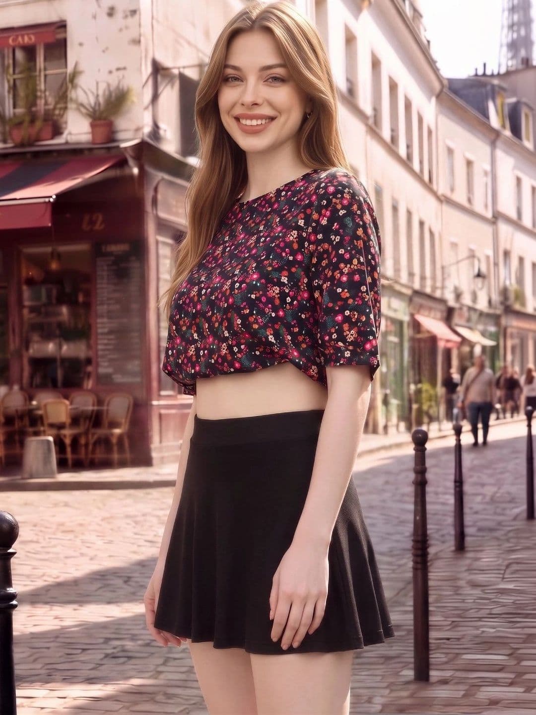 Sera Women Mini Flared Skirt thumbnail 2