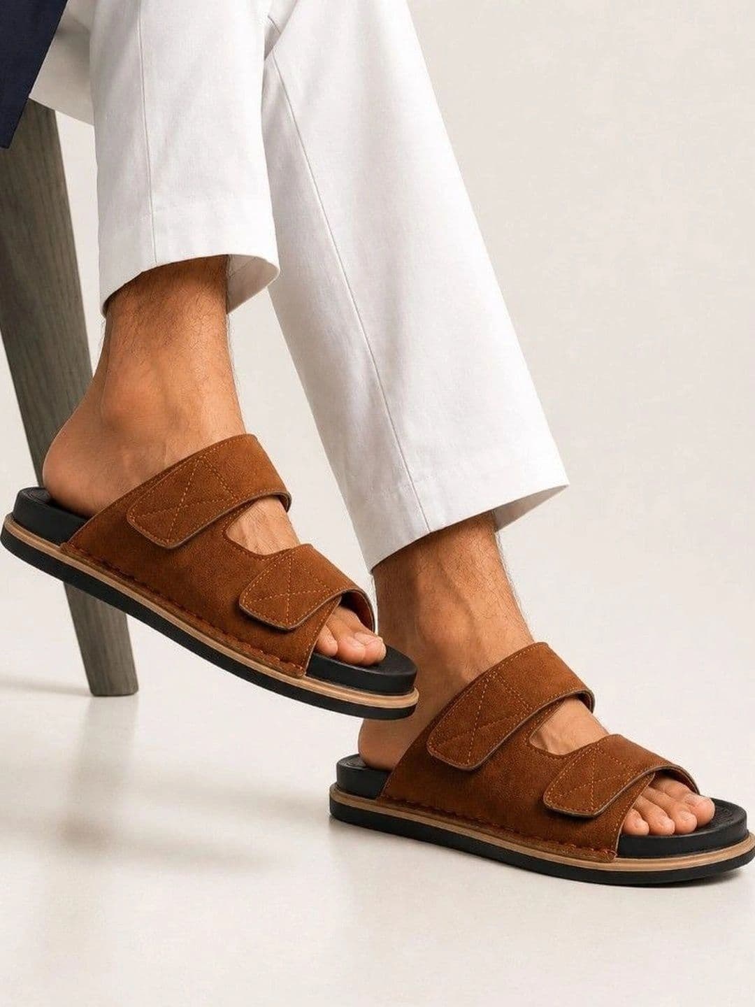 Provogue Men Suede Comfort Sandals - view 1