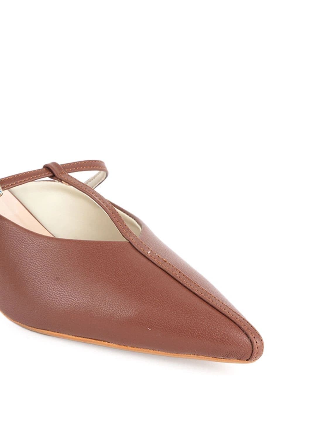 Chemistry PU Kitten Mules with Buckles thumbnail 2