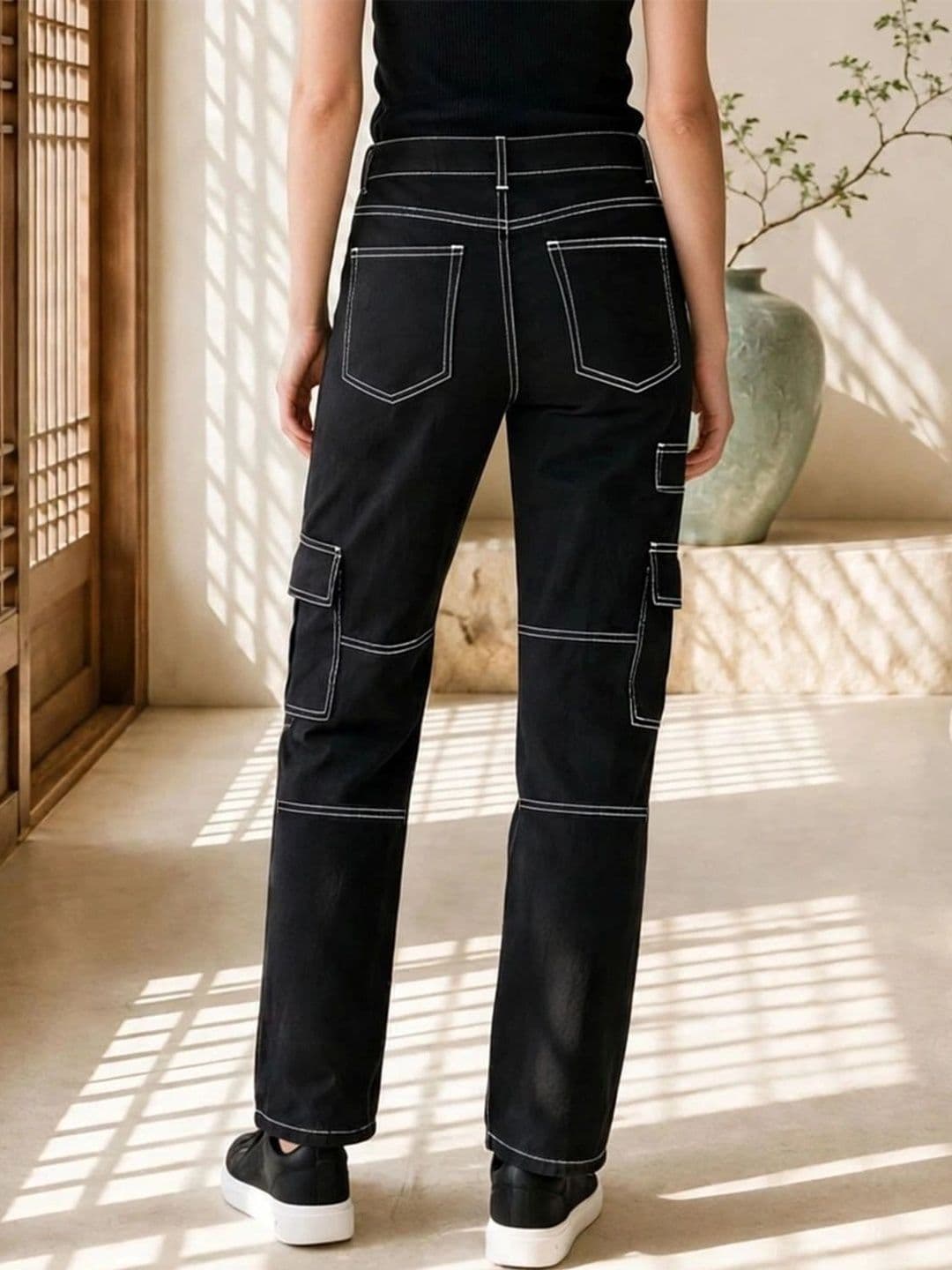 SZN Women Classic Regular Fit Mid-Rise Stretchable Jeans thumbnail 3