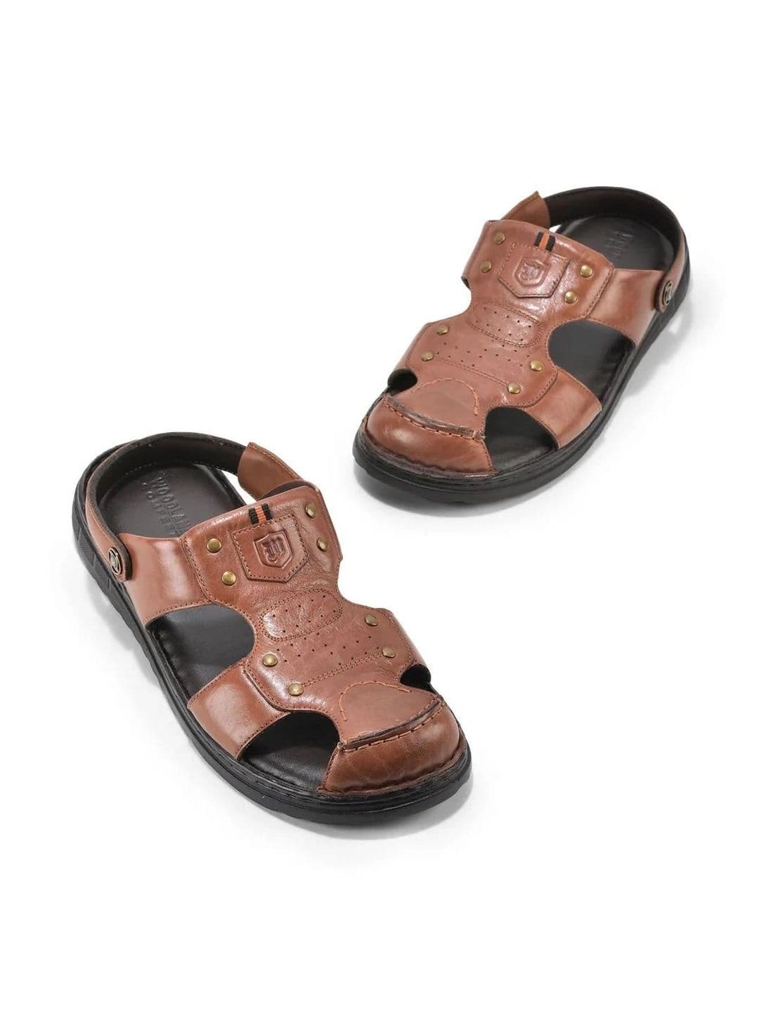 Woods Men Leather Fisherman Sandals - view 1