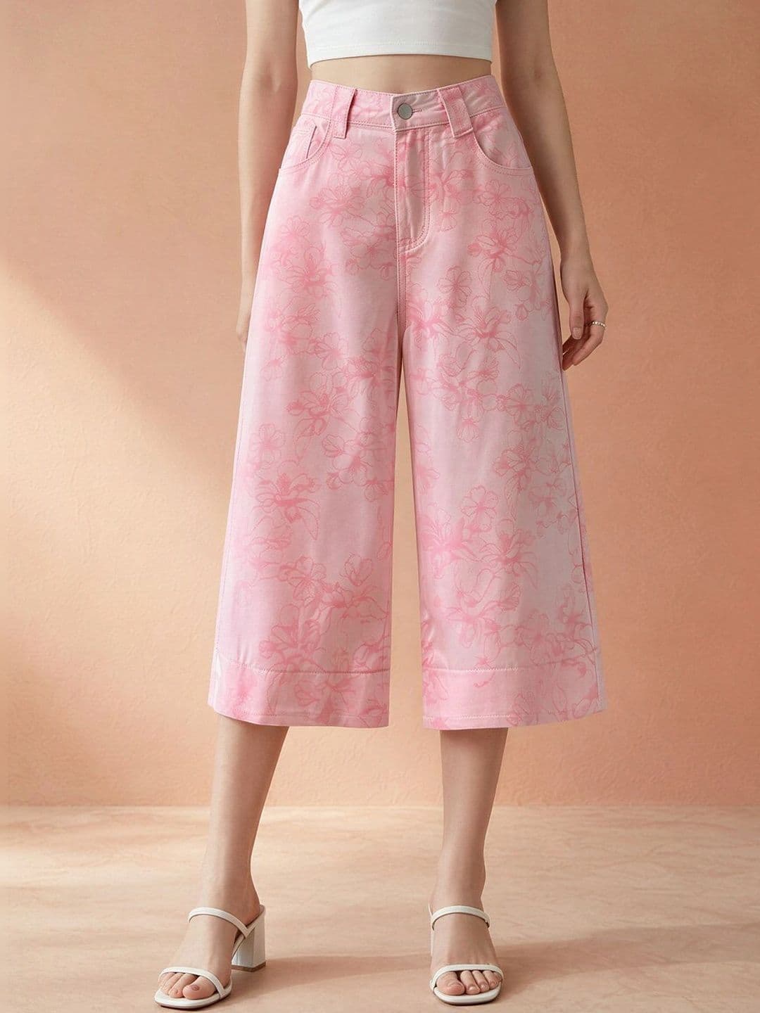 ATELIER REBEL Women Straight Fit Mid-Rise Printed Jeans - view 1