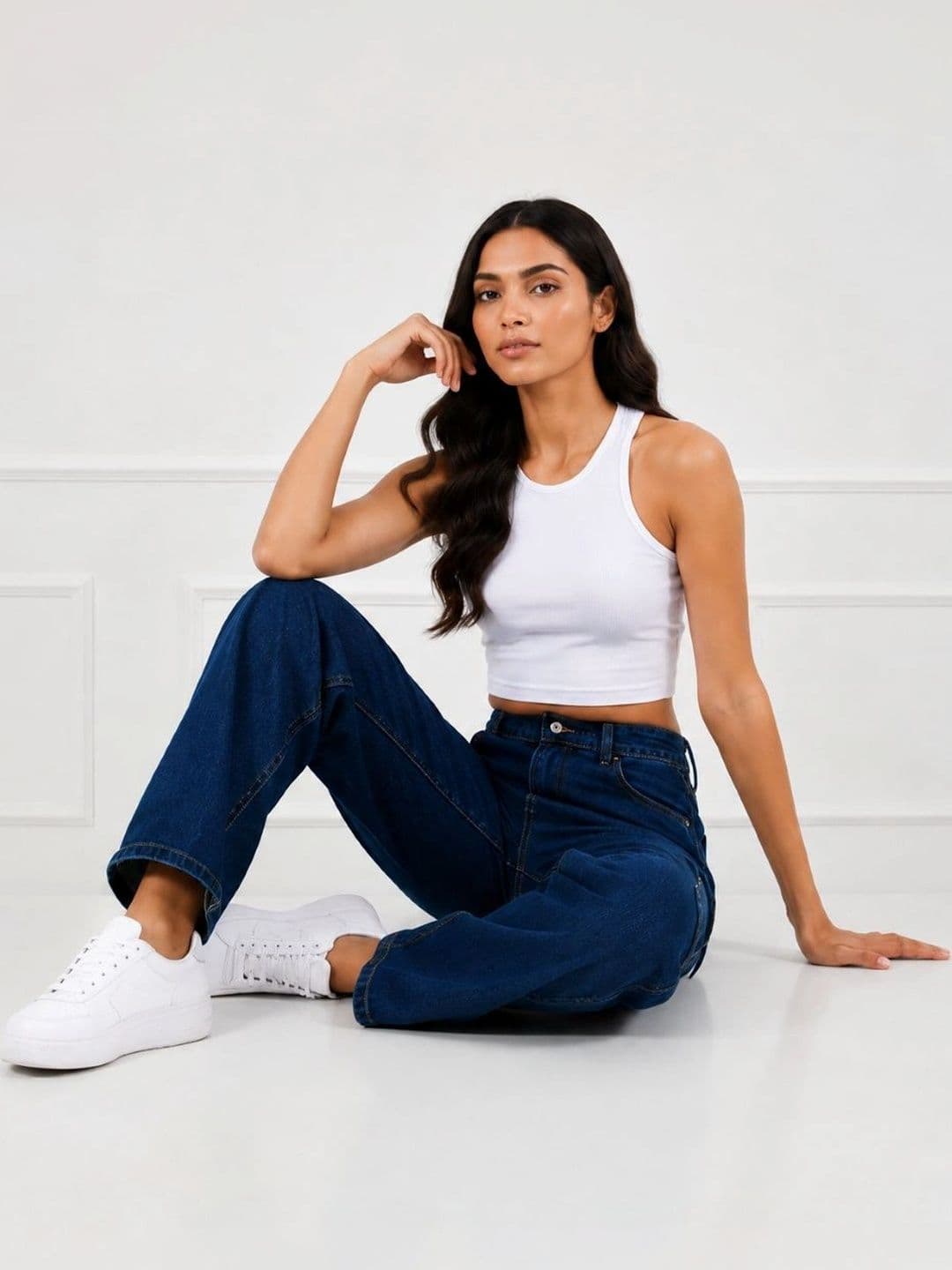 SZN Women Classic Regular Fit Mid-Rise Stretchable Jeans thumbnail 4
