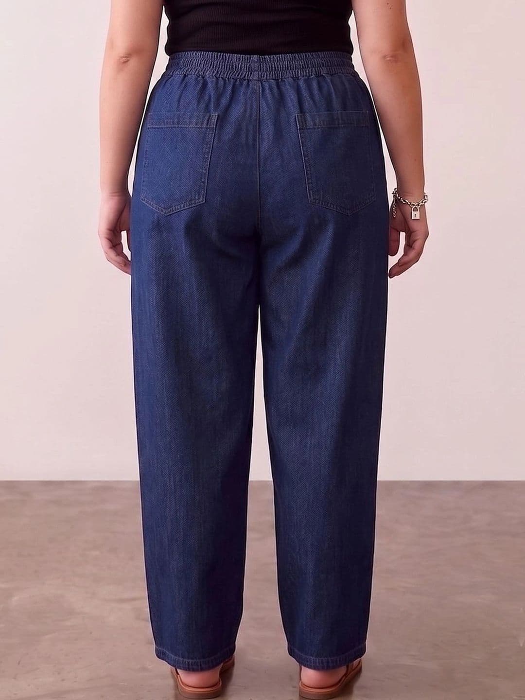 Style Quotient Plus Women Classic Relaxed Fit High-Rise Jeans thumbnail 2