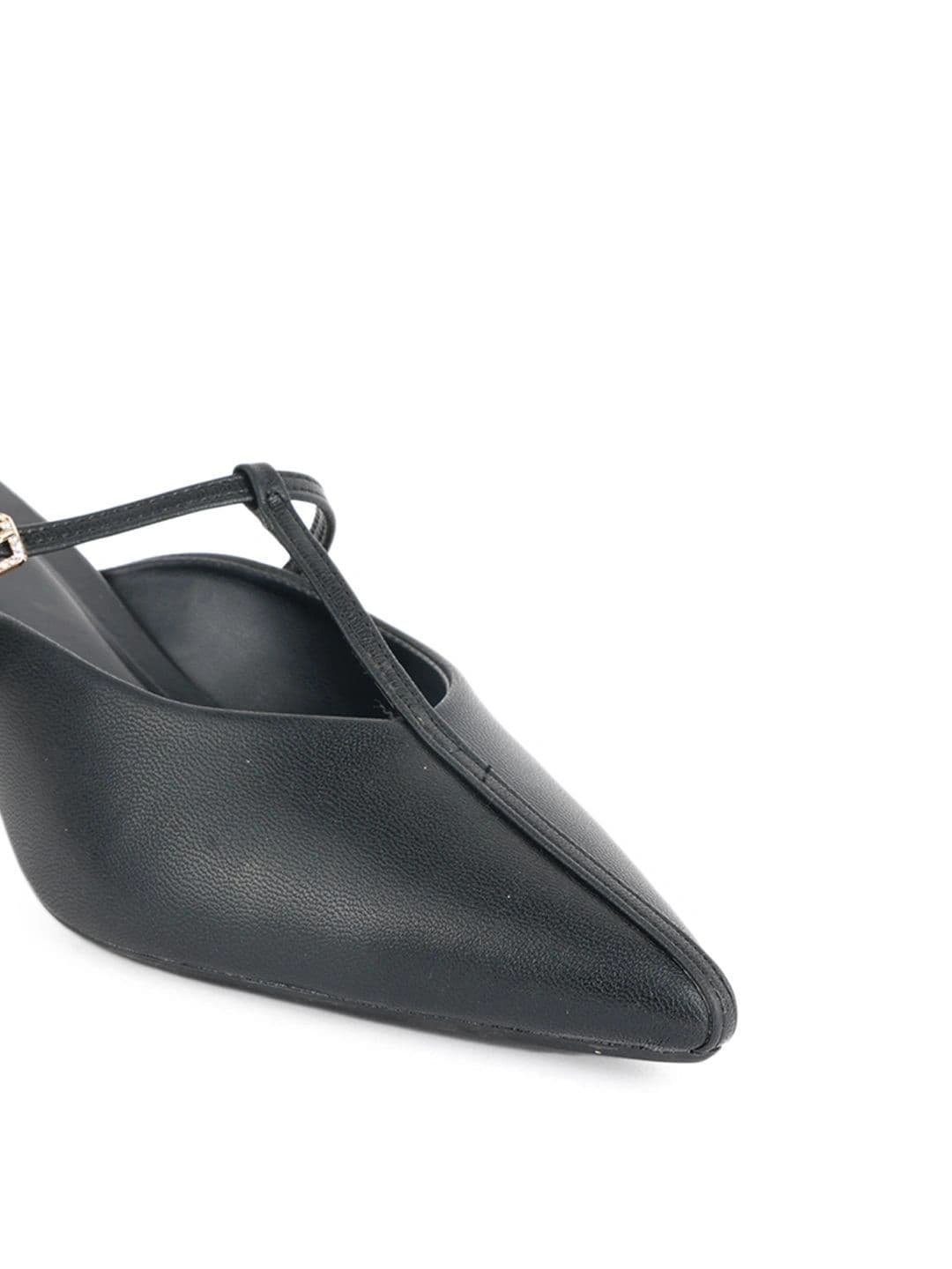 Chemistry PU Slim Heeled Mules with Buckles thumbnail 6