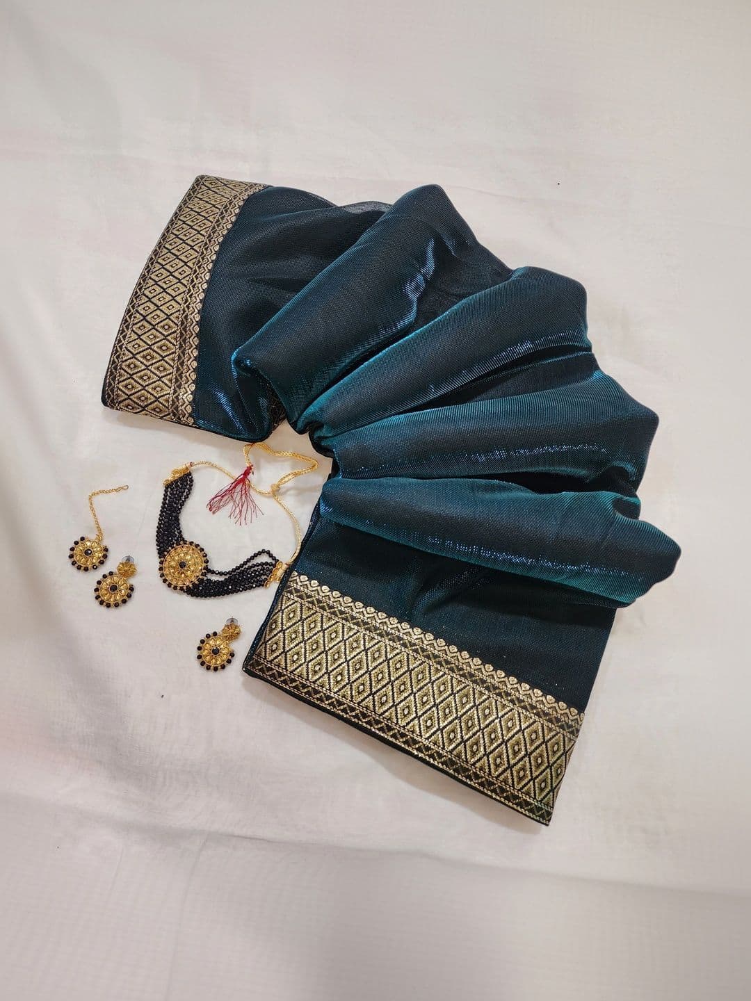 RENBRIZA Zari Saree thumbnail 4