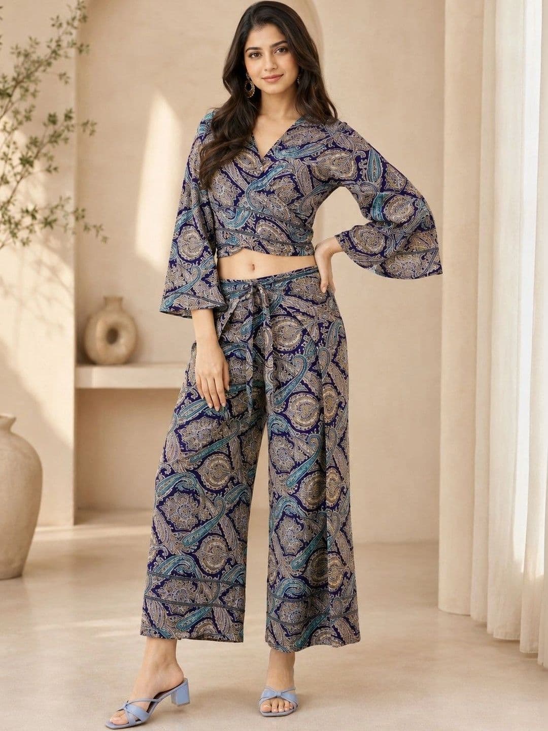 SCUBE DESIGNS Solid Top with Trousers - view 1