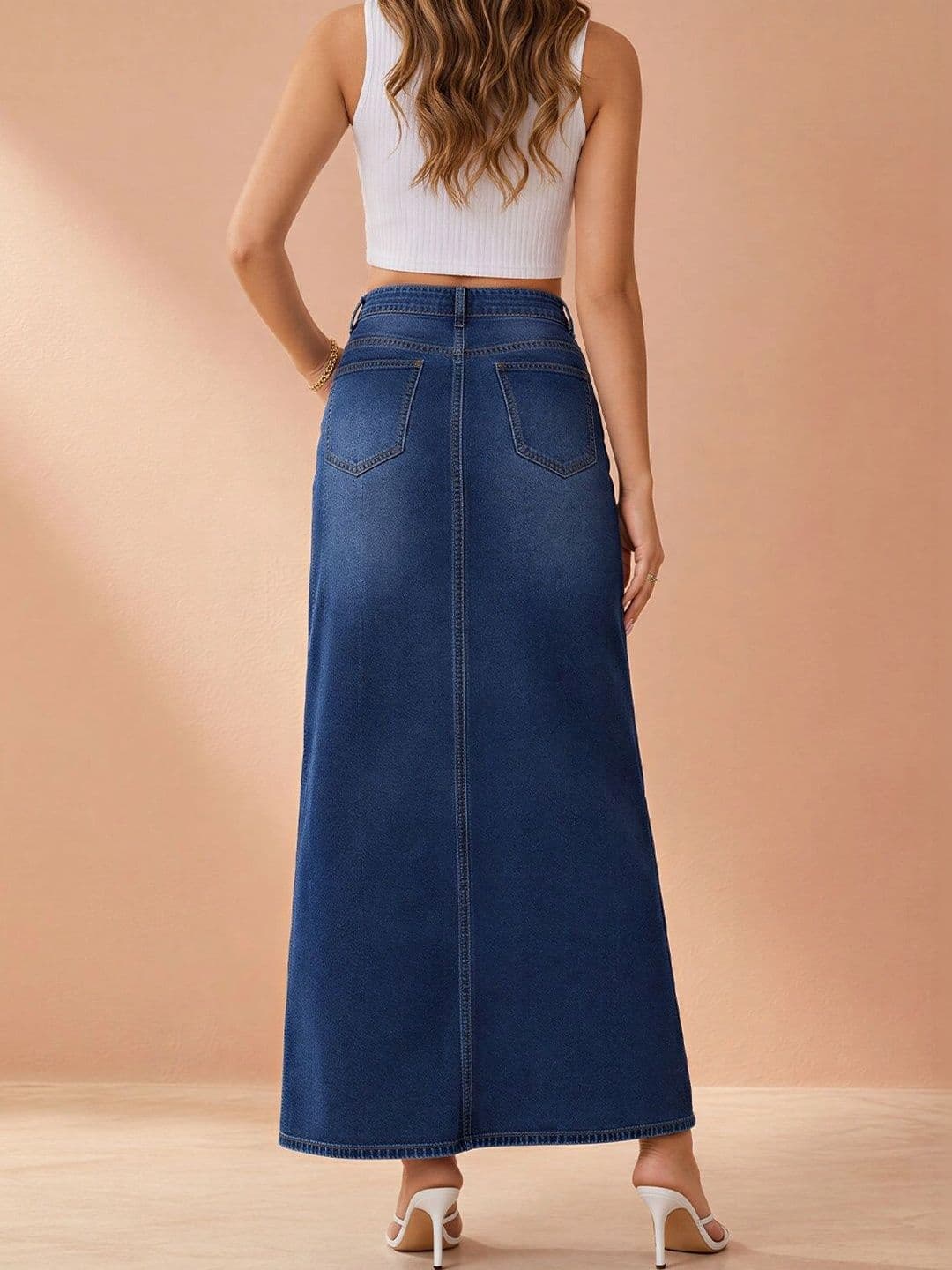 ATELIER REBEL Women Maxi Straight Skirt thumbnail 2