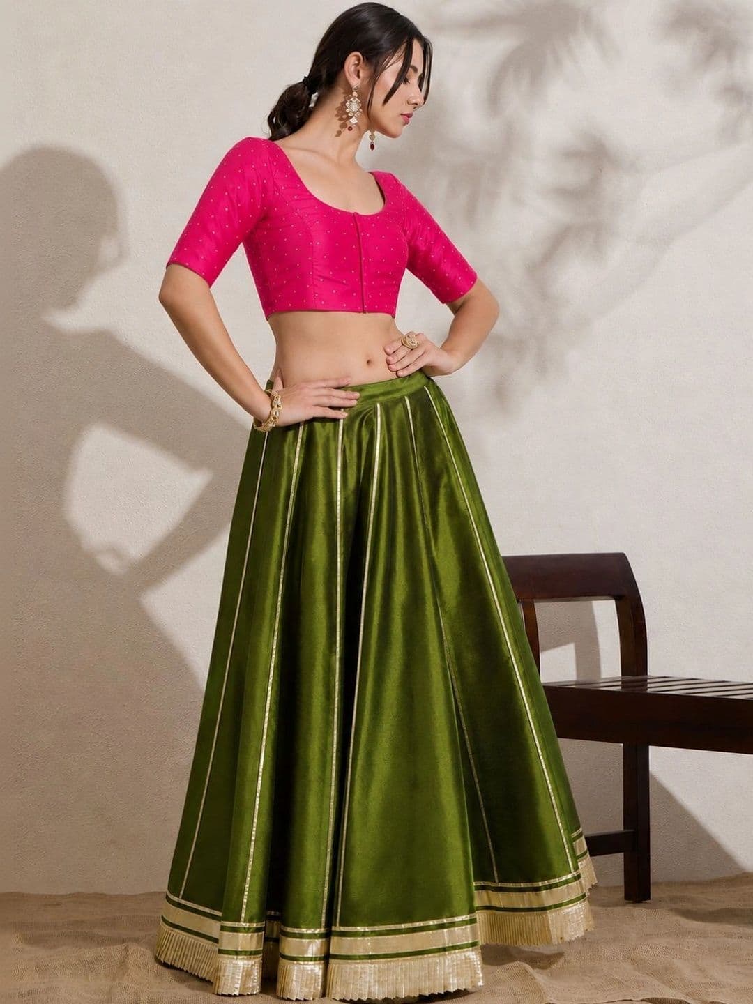 The Blouse Originals Silk Embellished Saree Blouse thumbnail 3