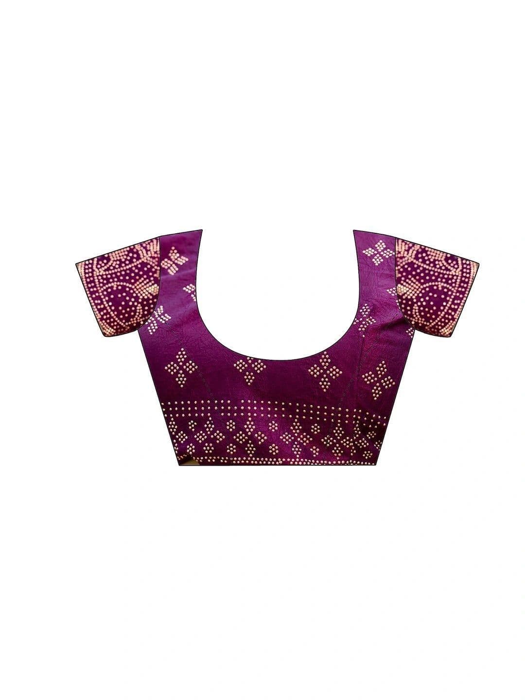 Satrani Embellished Beads and Stones Tissue Designer Saree thumbnail 5