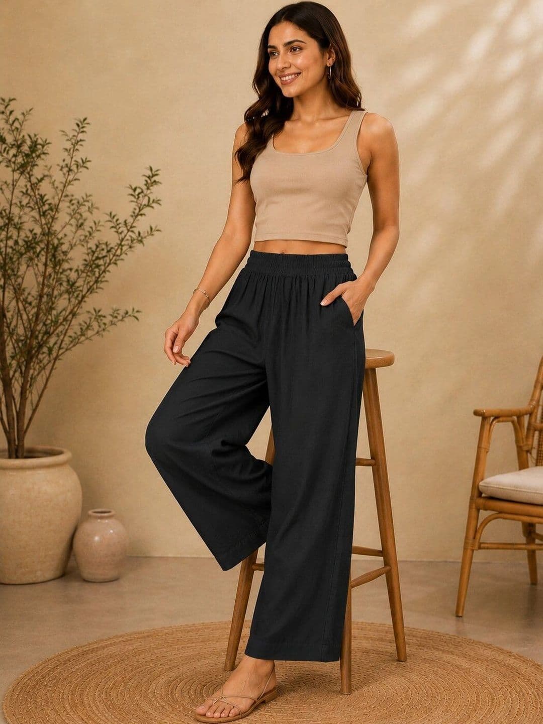 PARNAVI Women Palazzos thumbnail 5