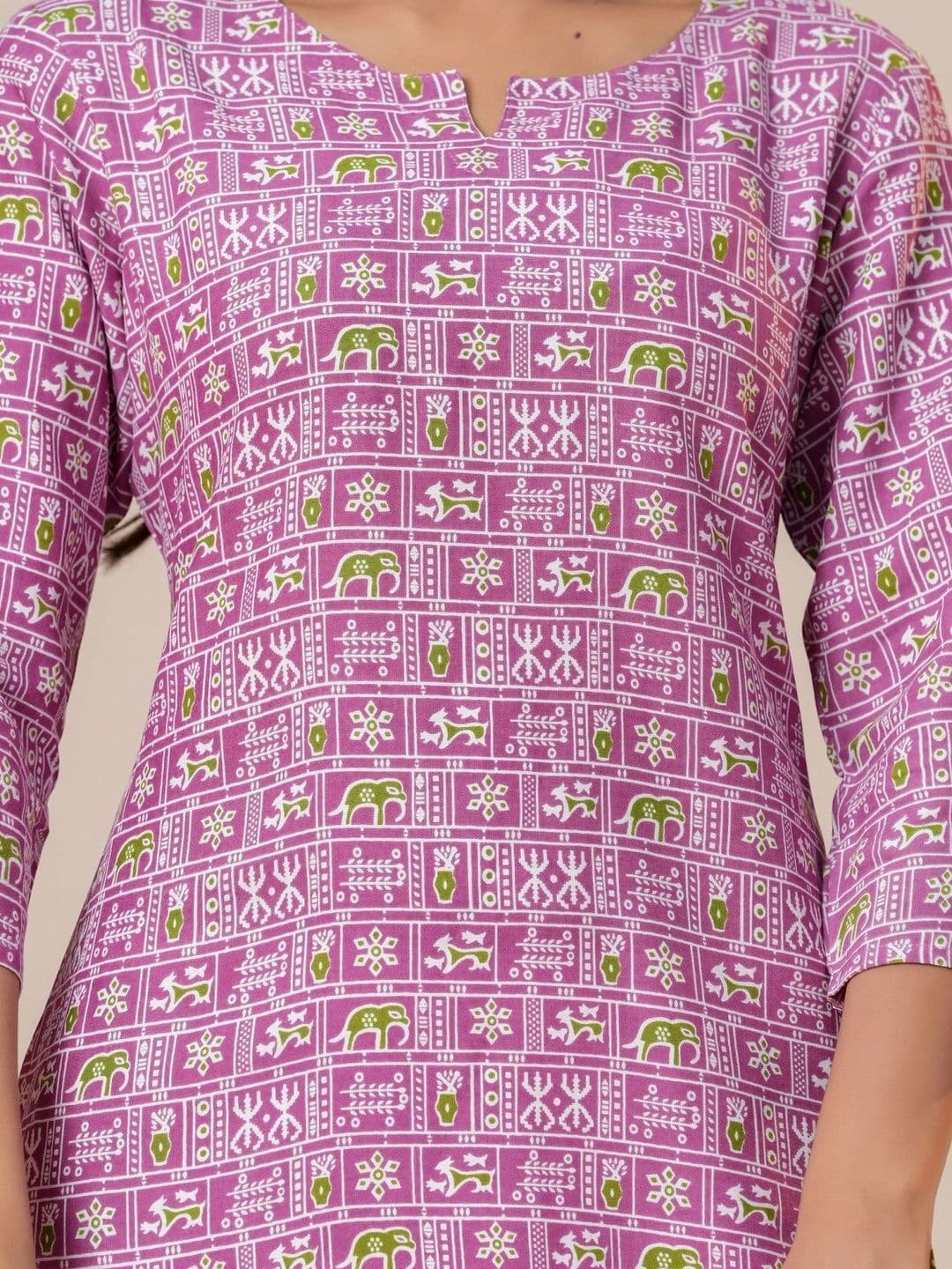 JAIPUR SARAI Women Ethnic Motifs Printed Indie Prints Kurta thumbnail 3