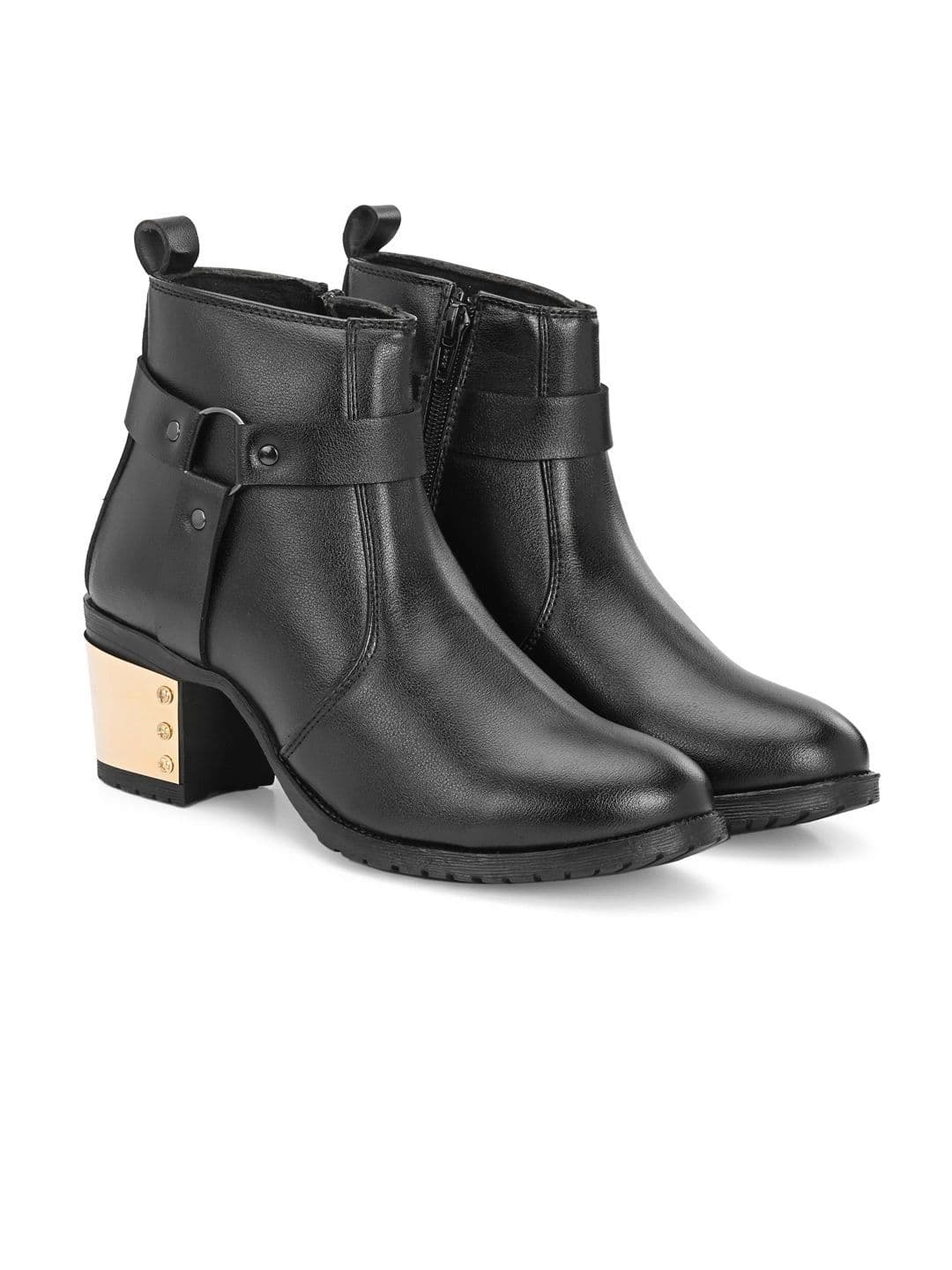 The Roadster Lifestyle Co Women Round Toe Zip Regular Boots thumbnail 3