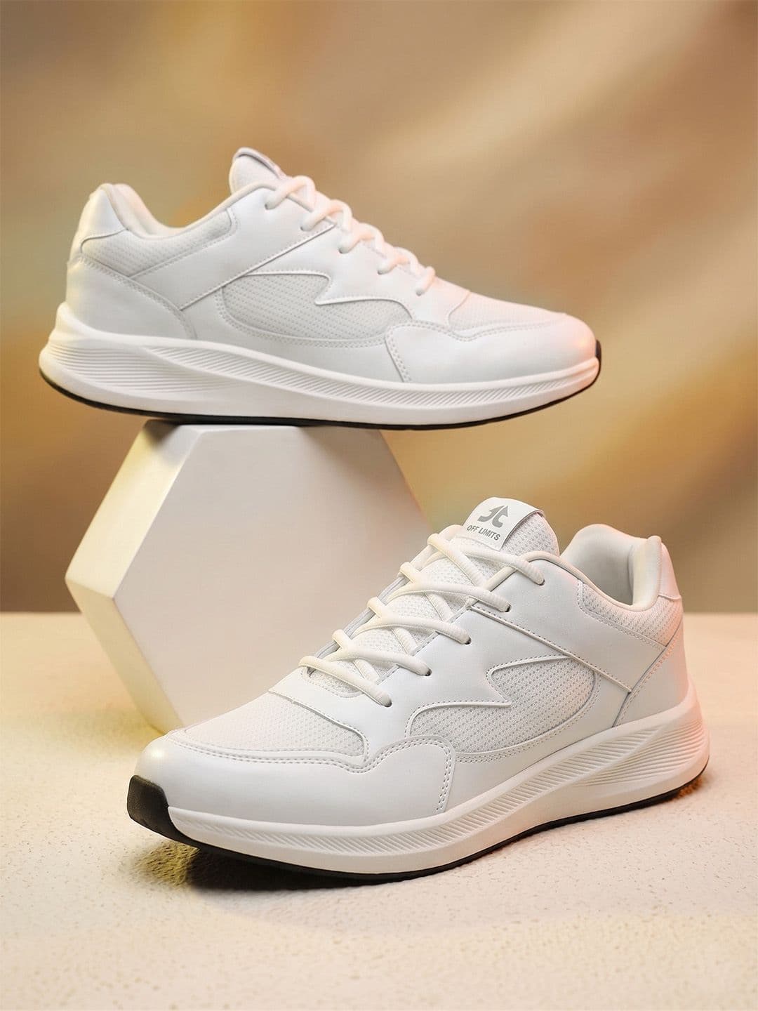 OFF LIMITS Roger Bt White Mesh Running Shoes - view 1
