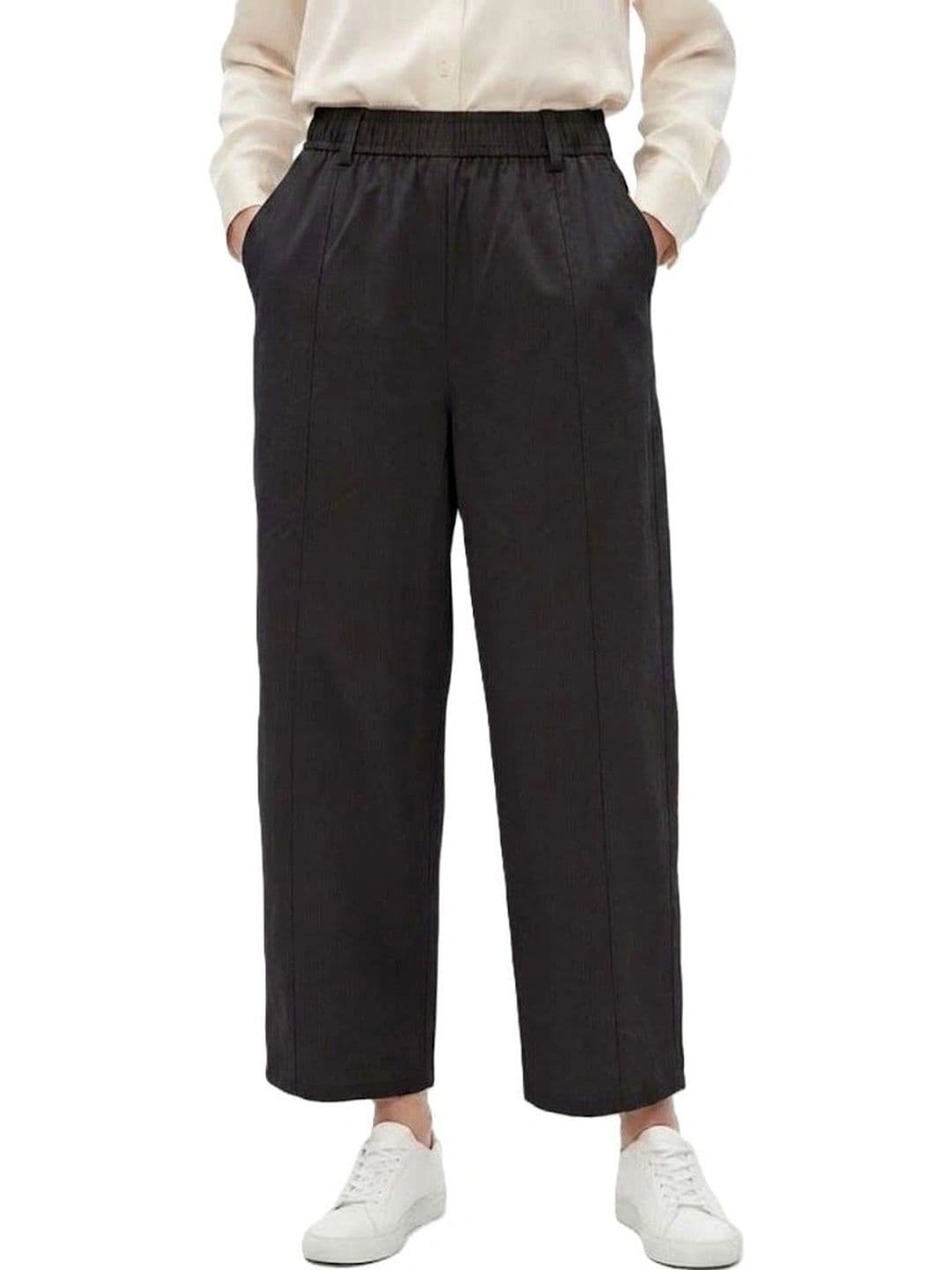 Alexvyan Women Knitted Cropped Palazzos thumbnail 3