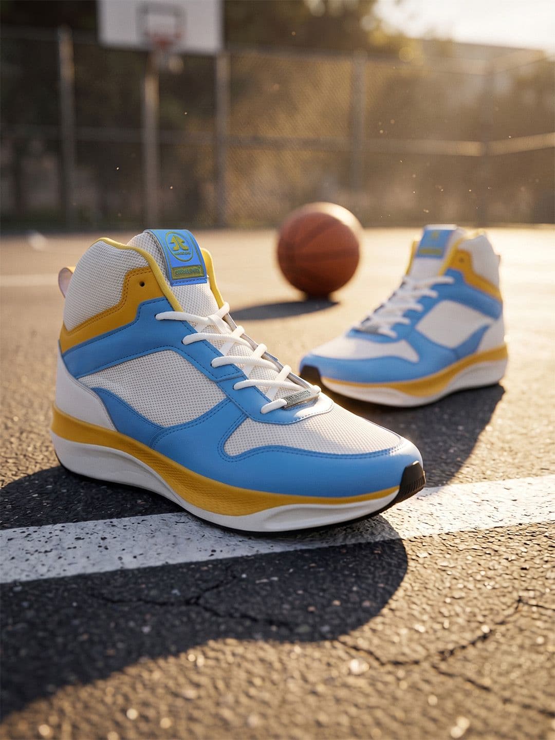 OFF LIMITS Men Lace-Ups Basketball Non-Marking Mesh Shoes - view 1