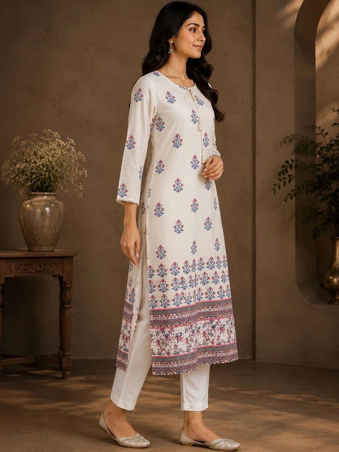 Anouk Women Floral Printed Floral Kurta thumbnail 7