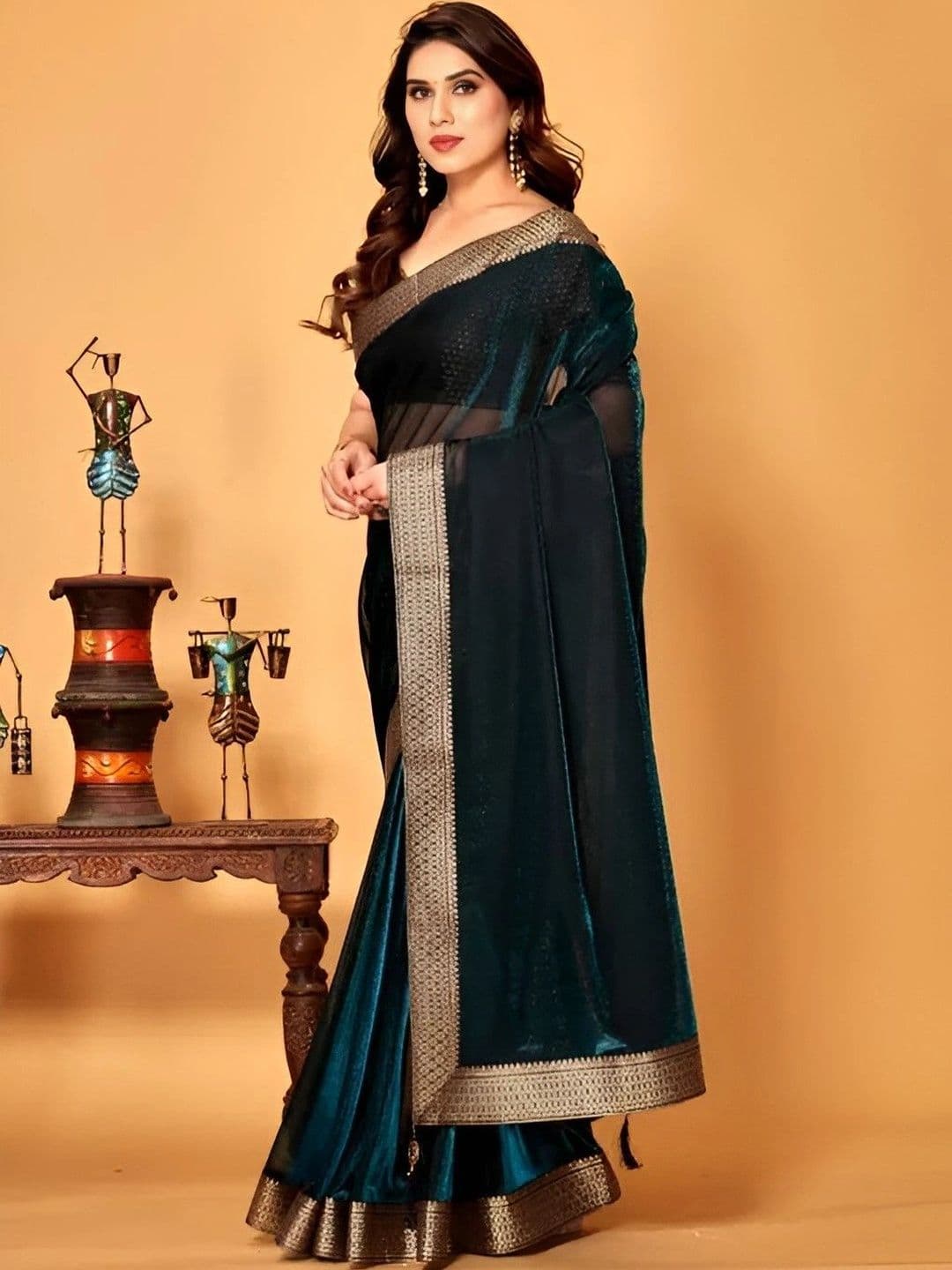 RENBRIZA Zari Saree thumbnail 2