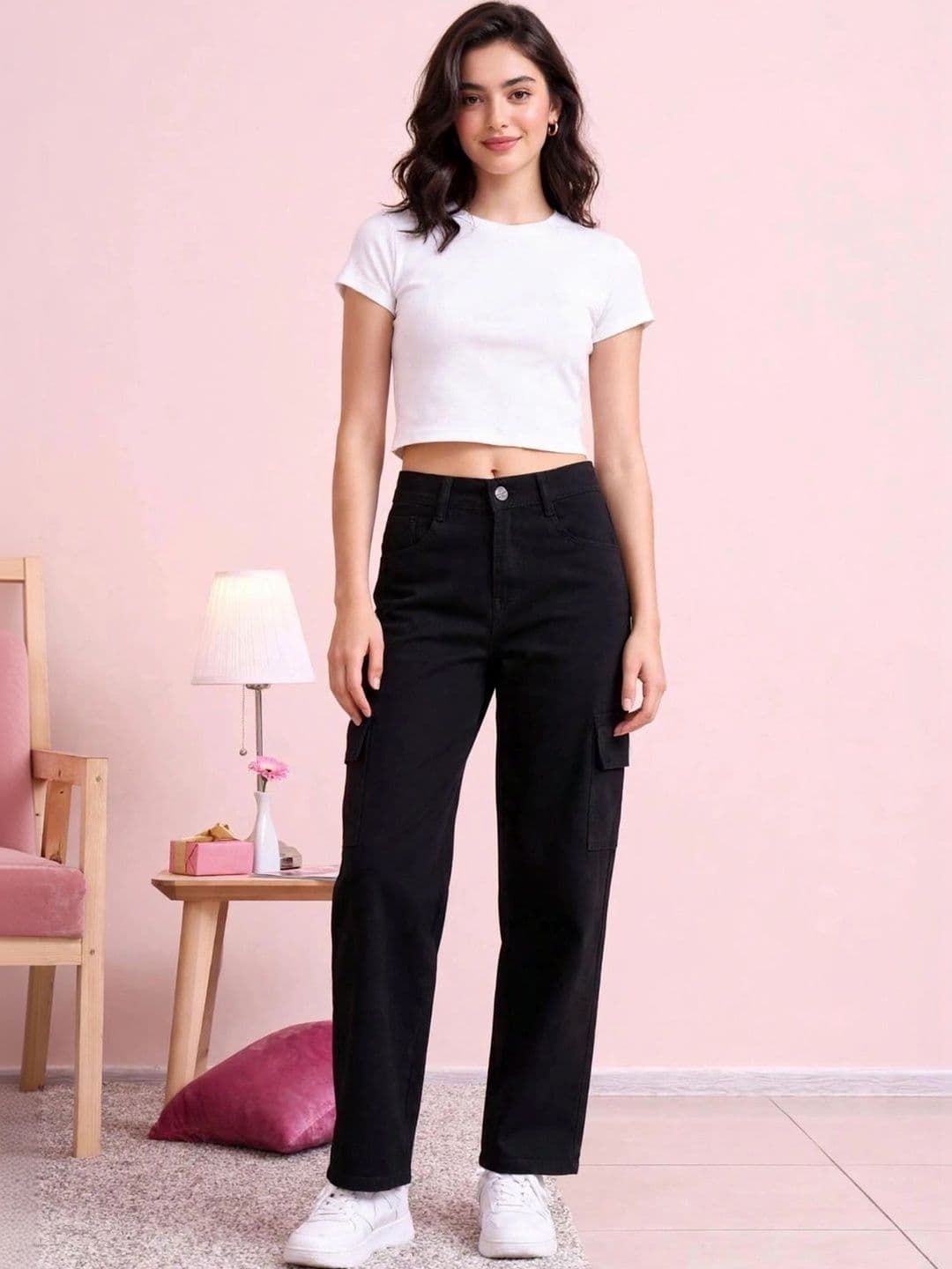 jeancherry Women Baggy Jeans thumbnail 2