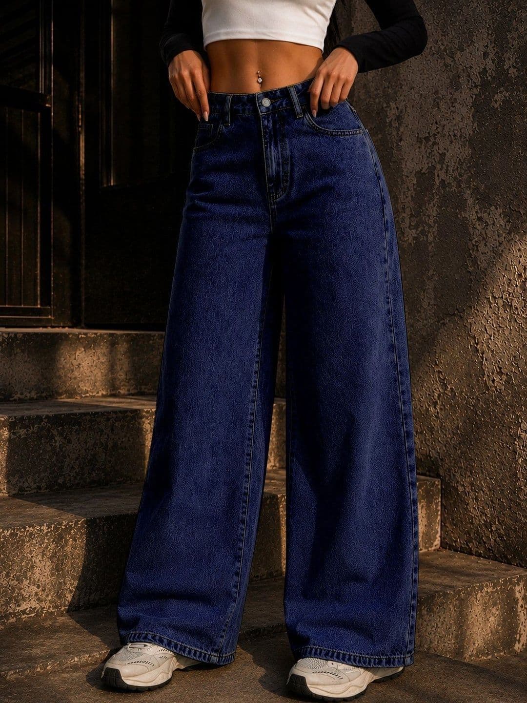 Flying Girls Women Comfort Boyfriend Fit High-Rise Light Fade Stretchable Jeans thumbnail 5