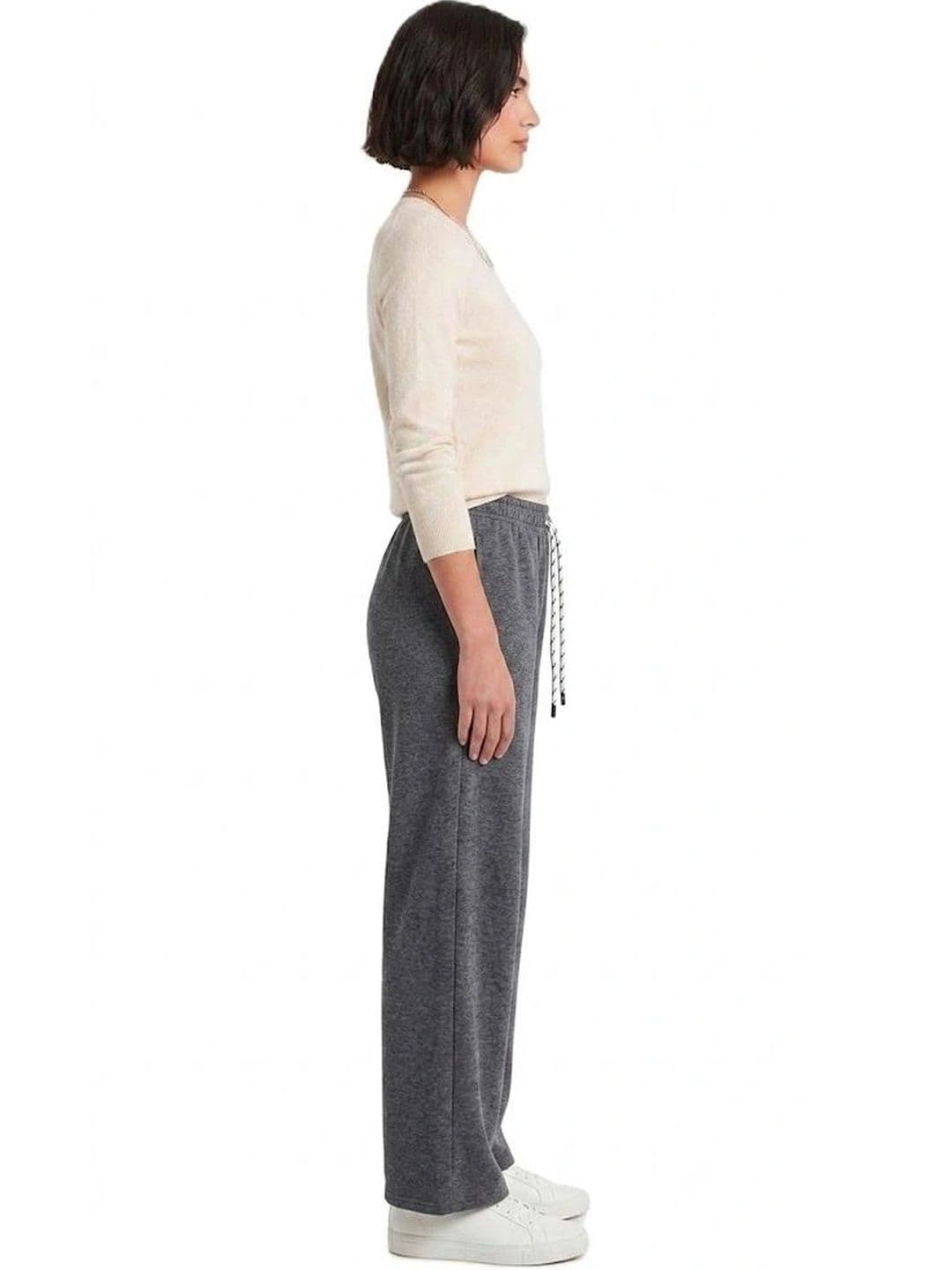 Alexvyan Women Knitted Cropped Palazzos thumbnail 2