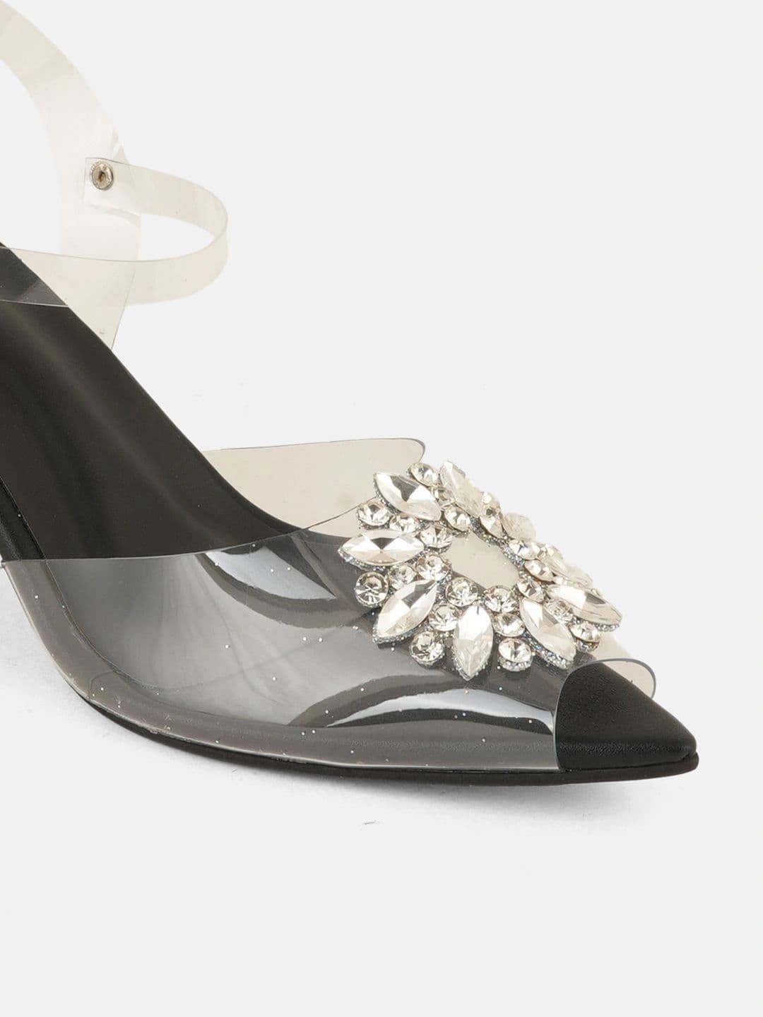 SHETOP Textured Party Block Pumps thumbnail 7