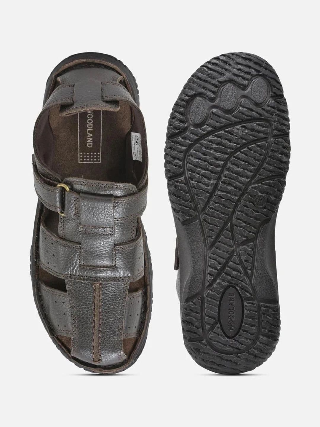 Woodland Men Leather Fisherman Sandals thumbnail 3