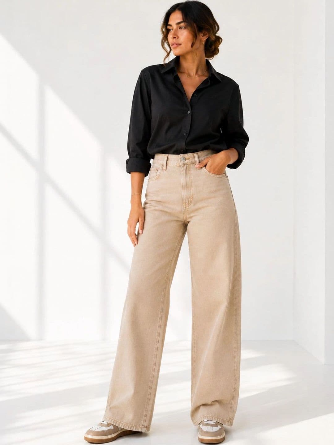 zayla Women Loose High-Rise Stretchable Jeans - view 1