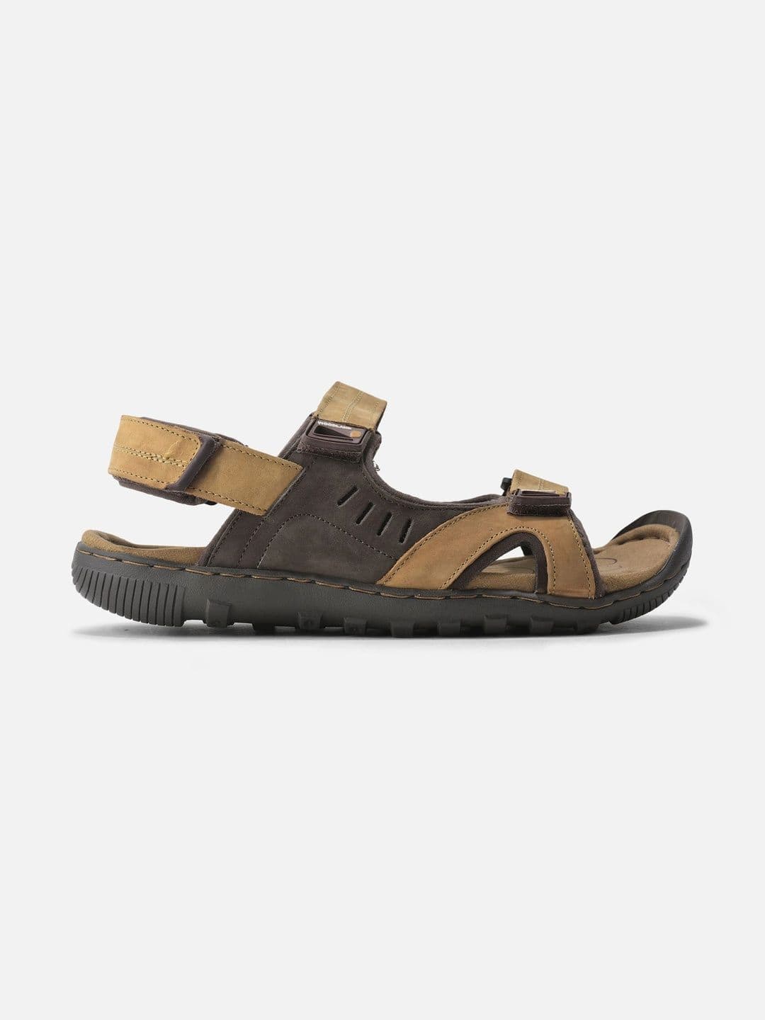 Woodland Men Leather Comfort Sandals thumbnail 5