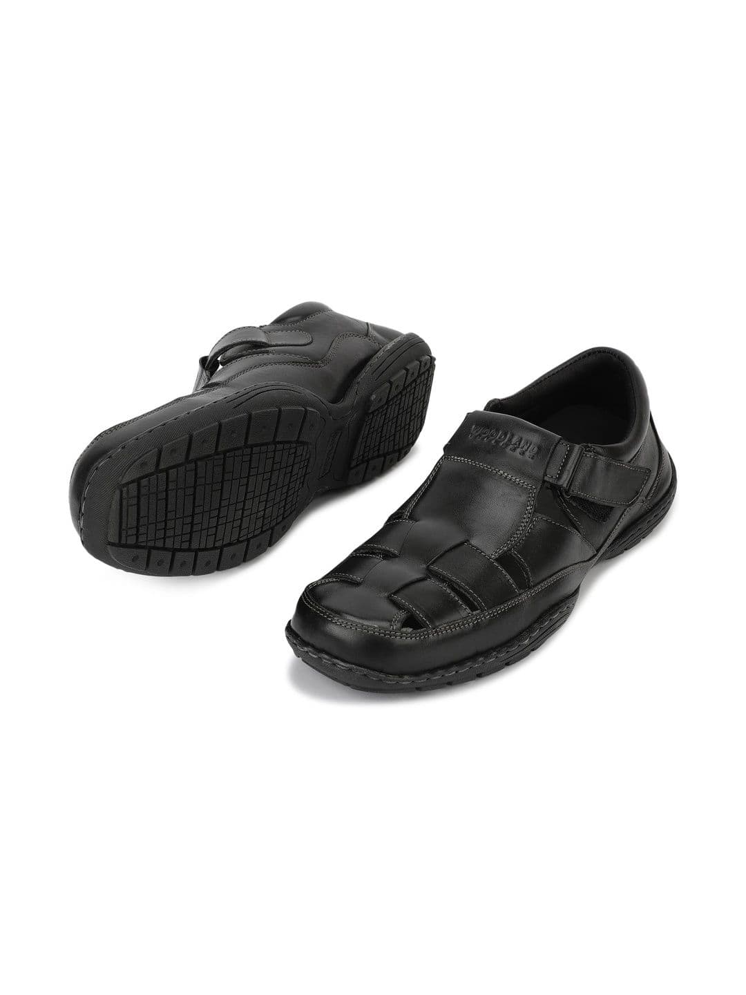 Woodland Men Leather Fisherman Sandals thumbnail 5