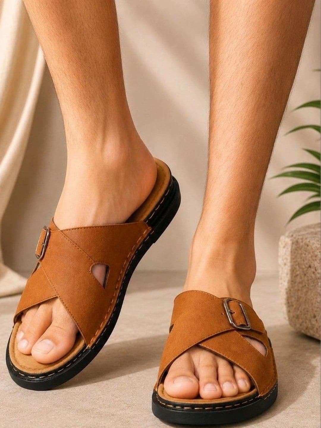 Roadster Men Suede Comfort Sandals thumbnail 6